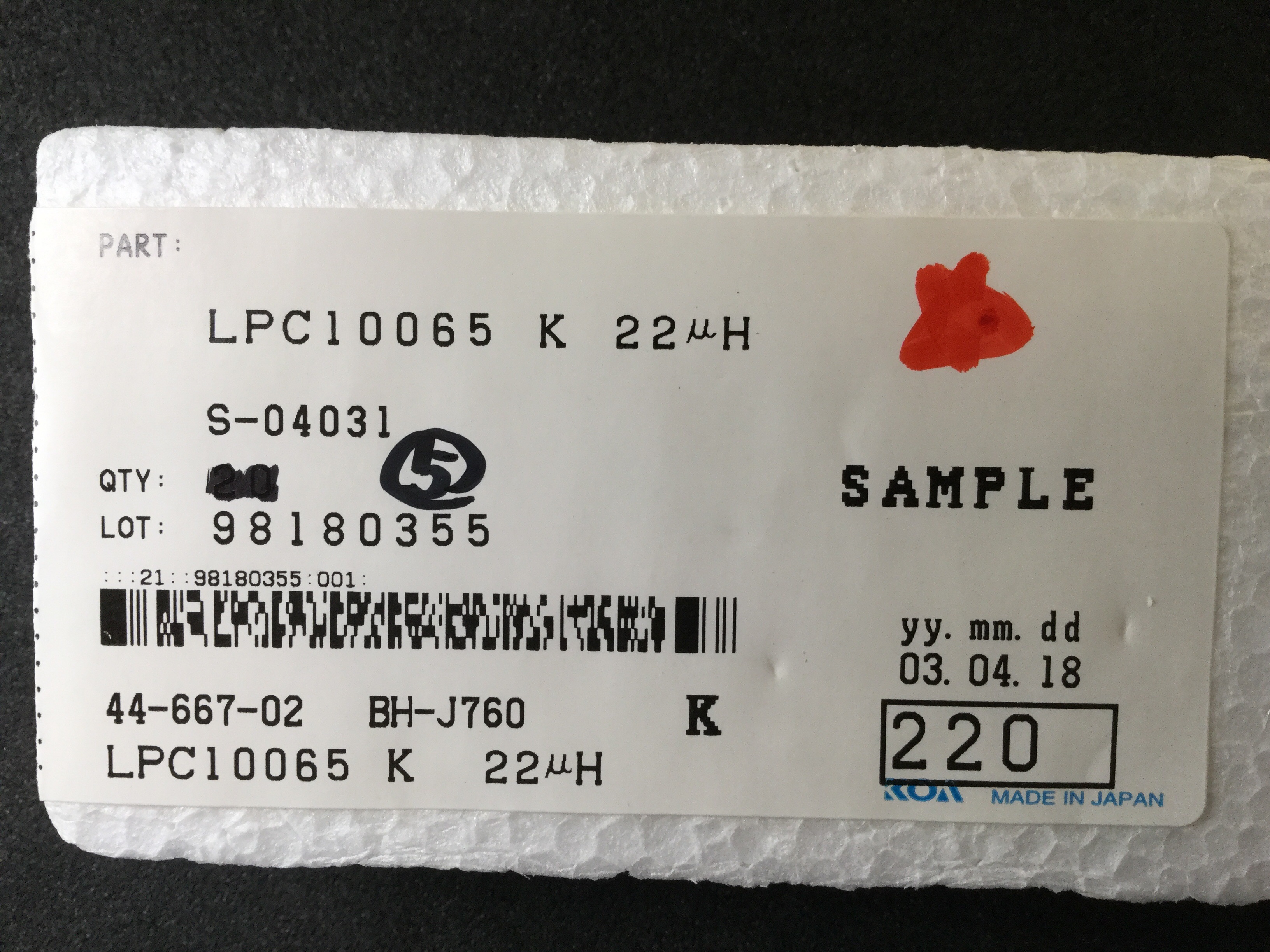 LPC10065ABK220K