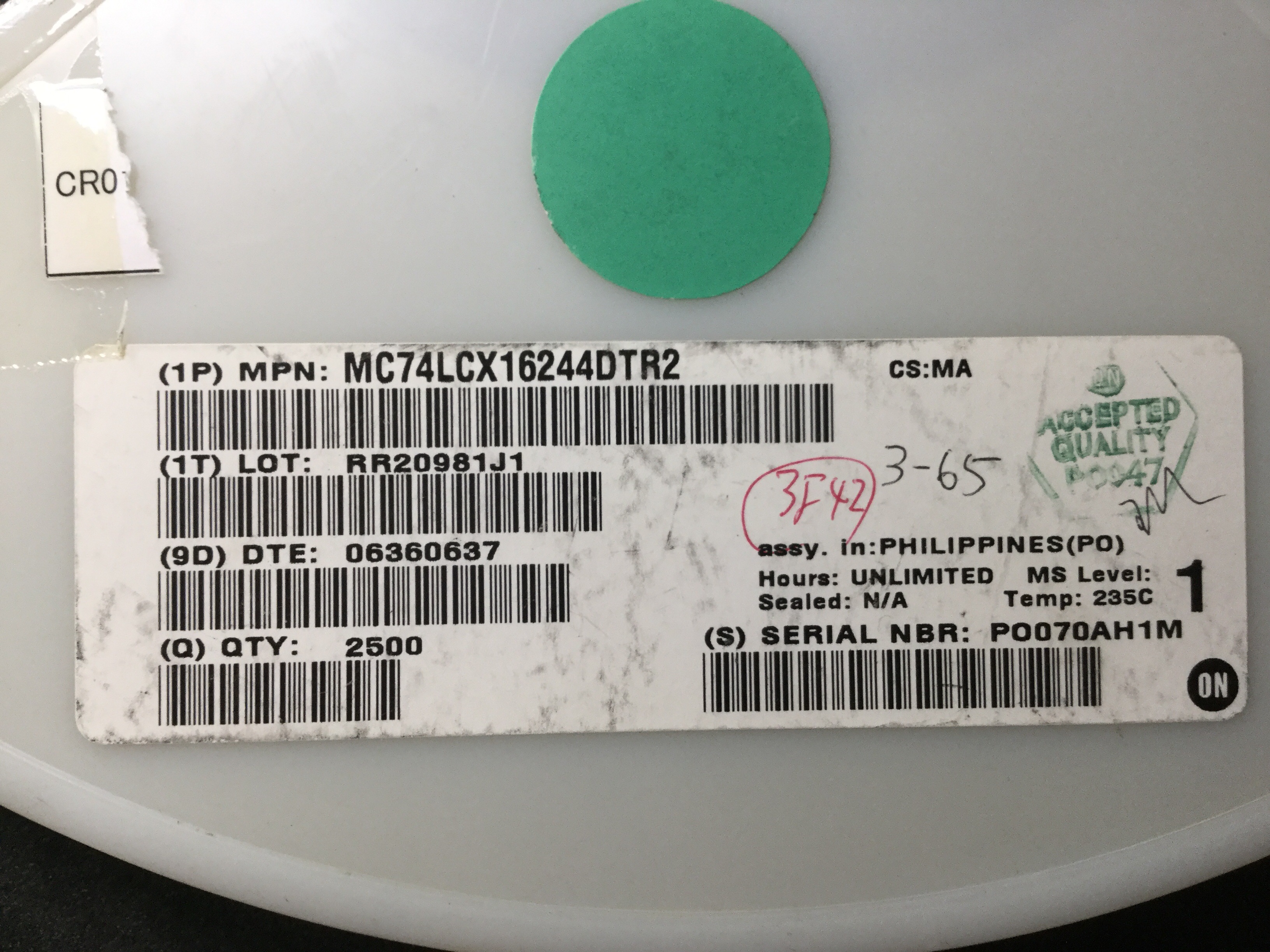 MC74LCX16244DTR2