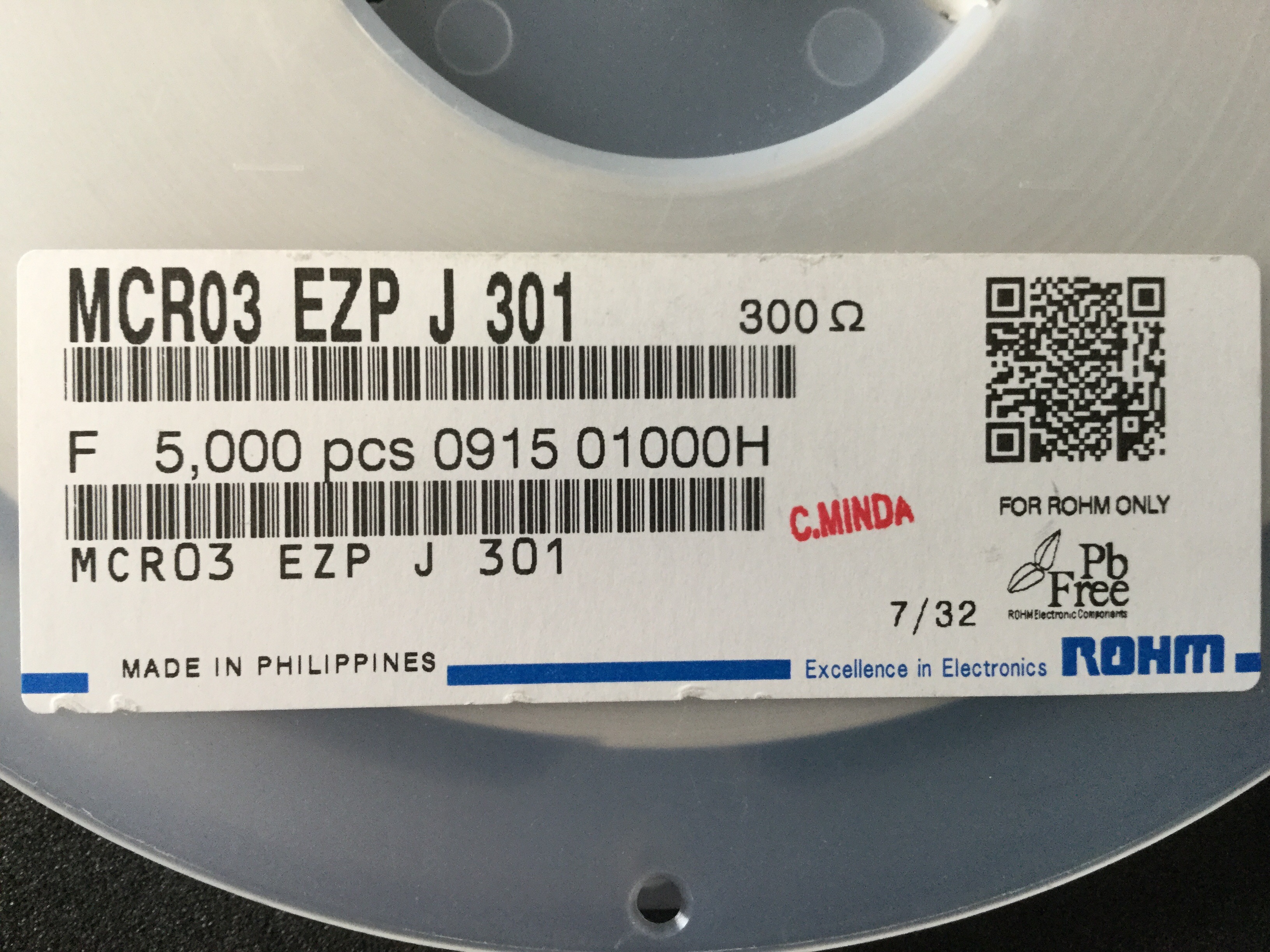 MCR03EZPJ301