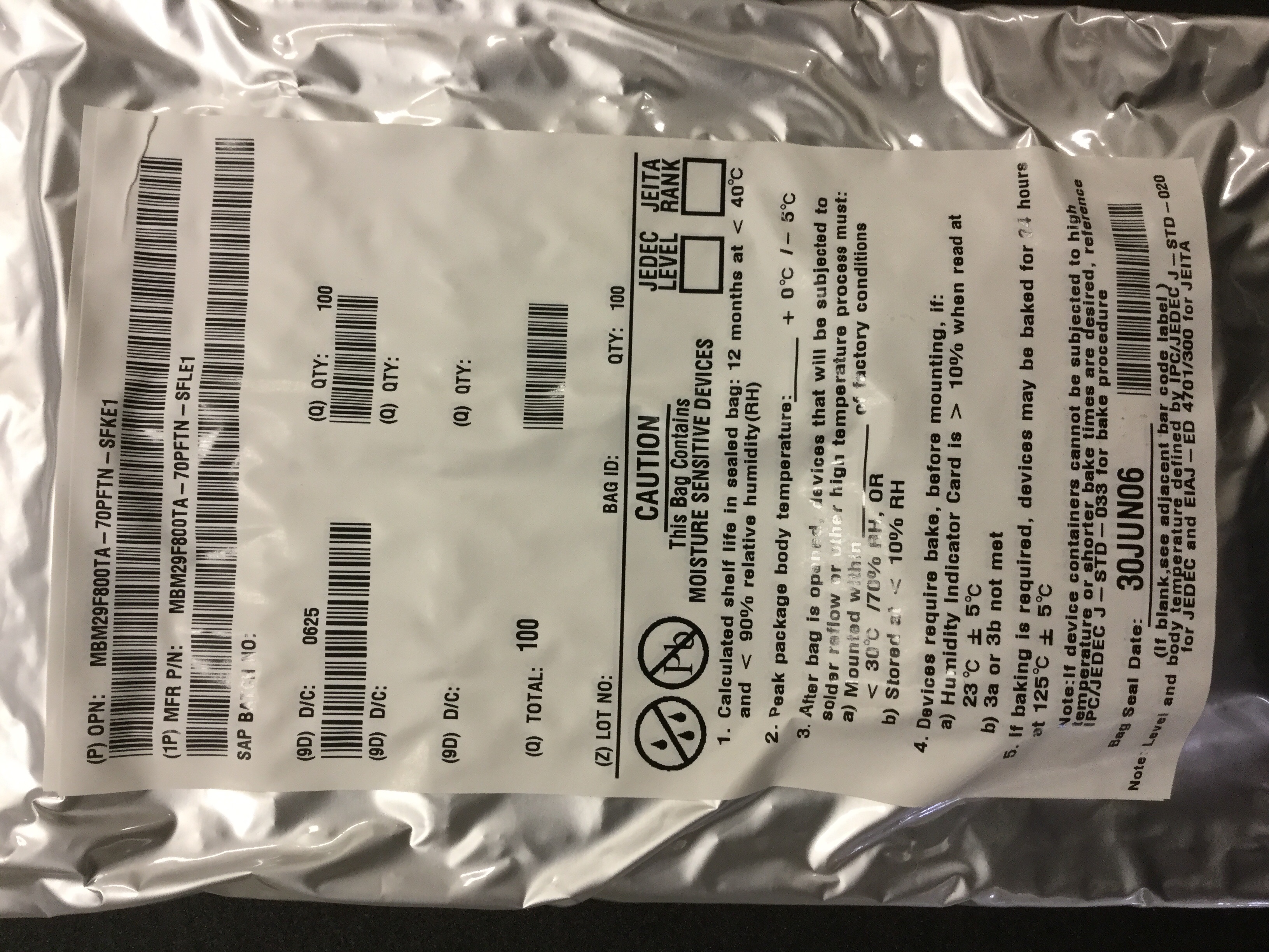 MBM29F800TA-70PFTN-SFLE1