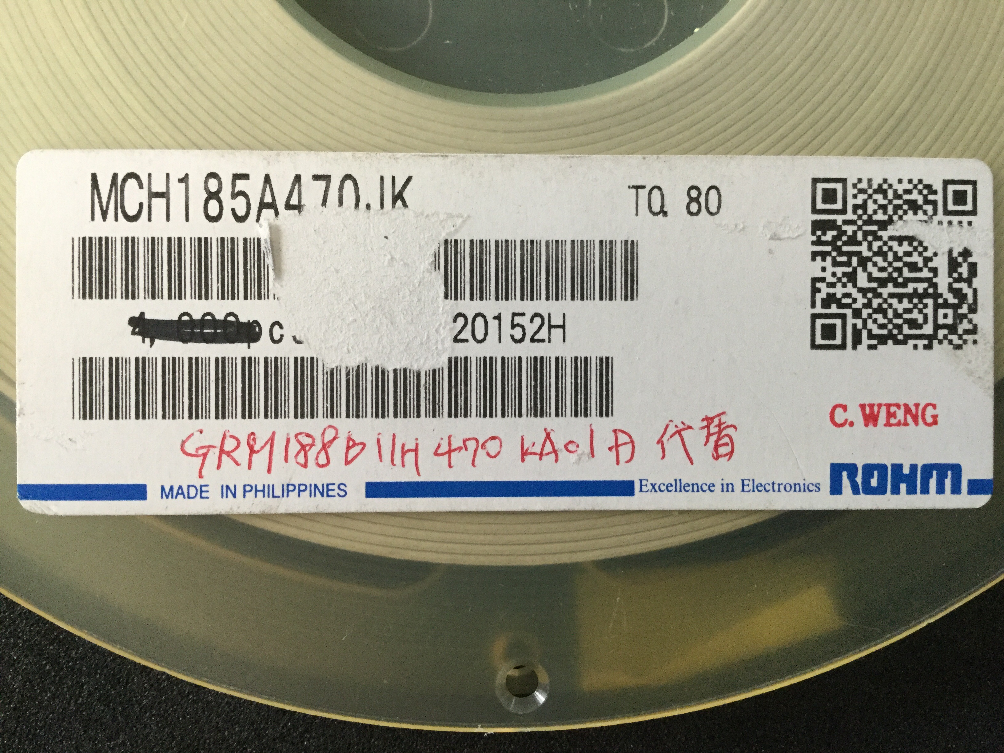 MCH185A470JK