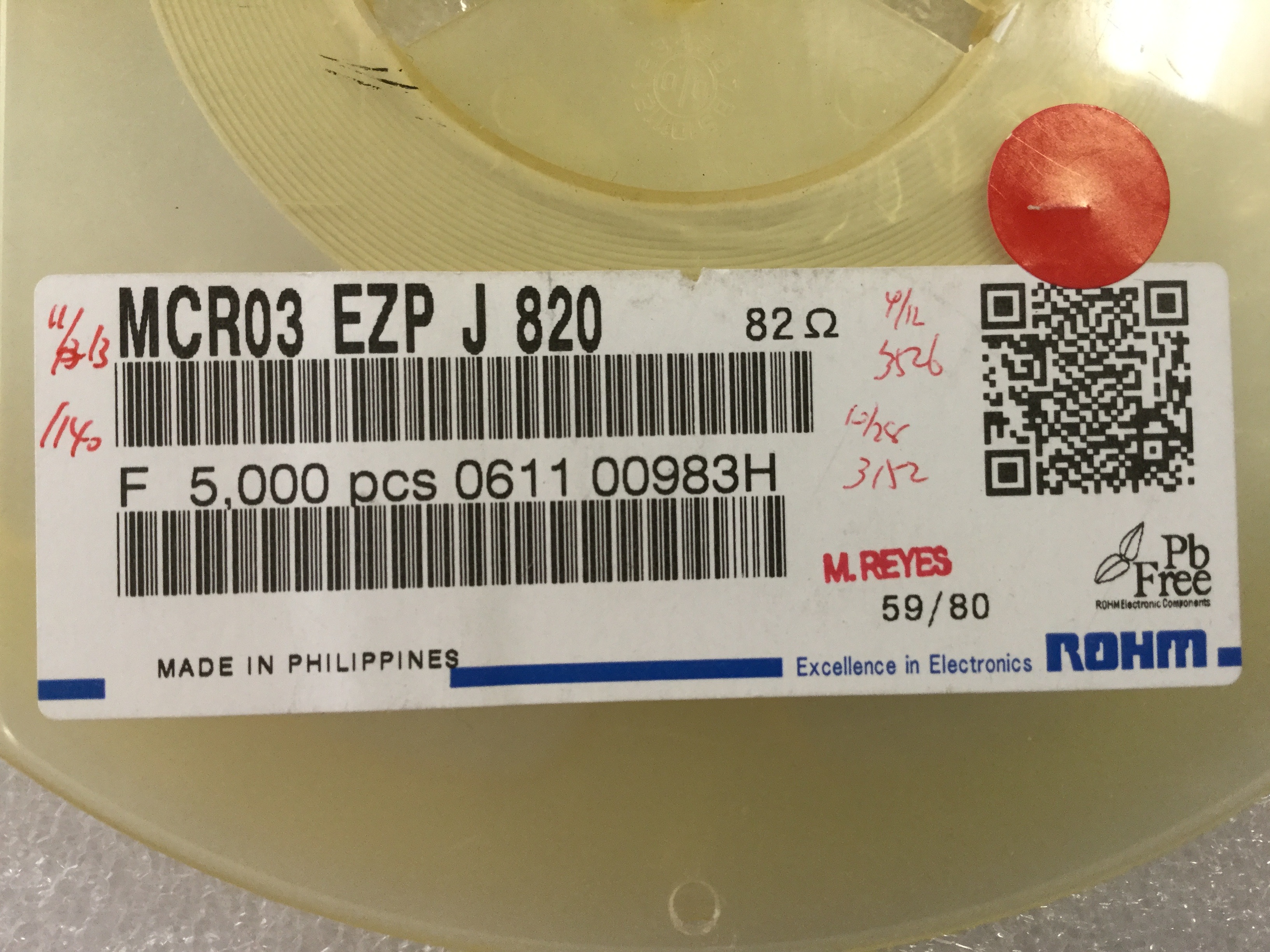 MCR03EZPJ820