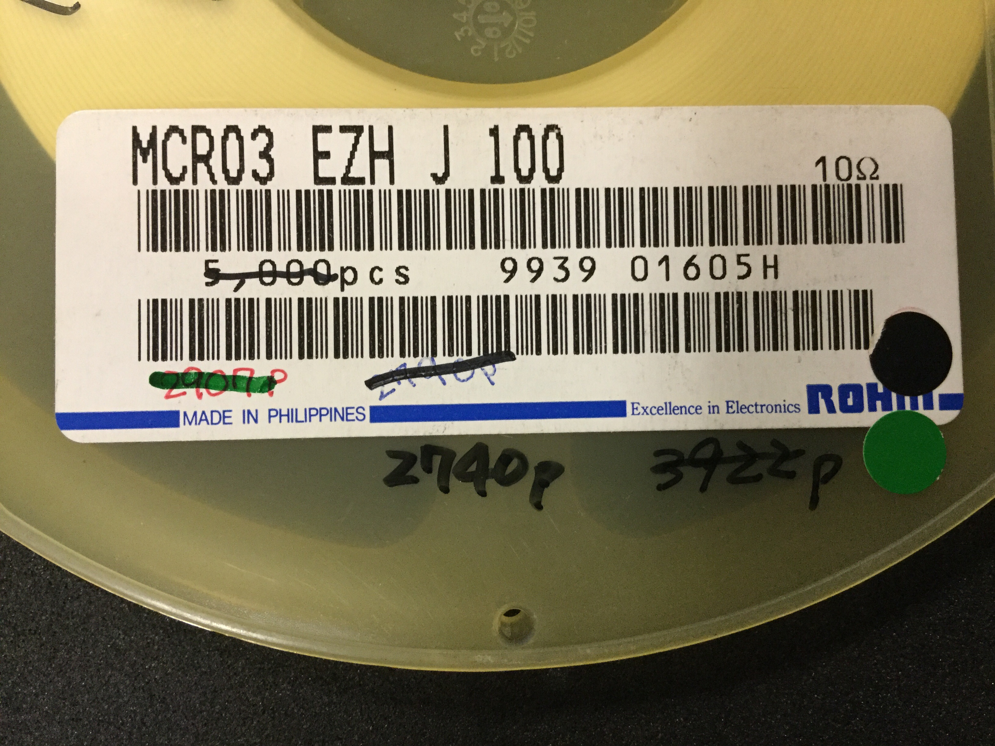MCR03EZHJ100