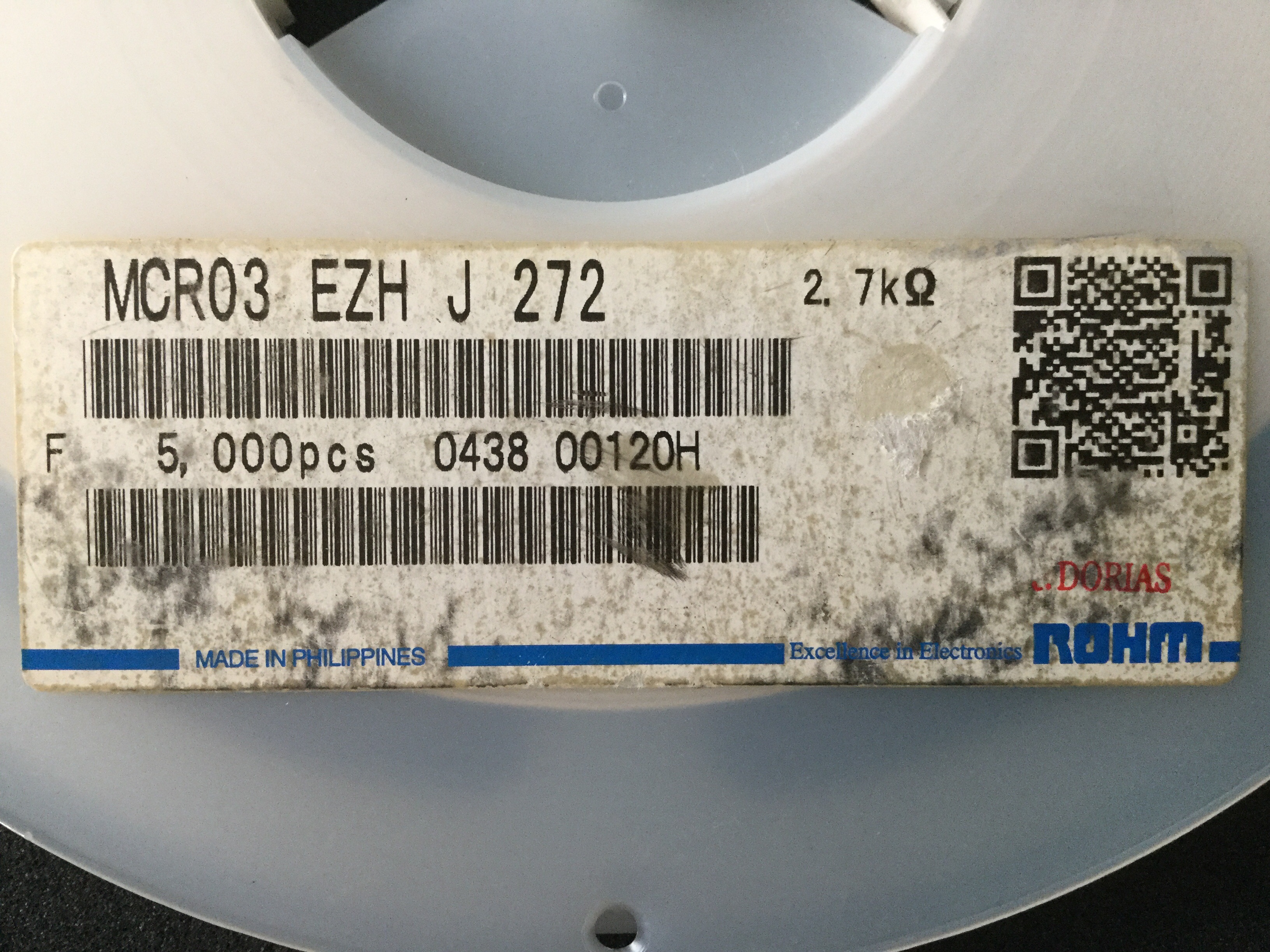 MCR03EZHJ272