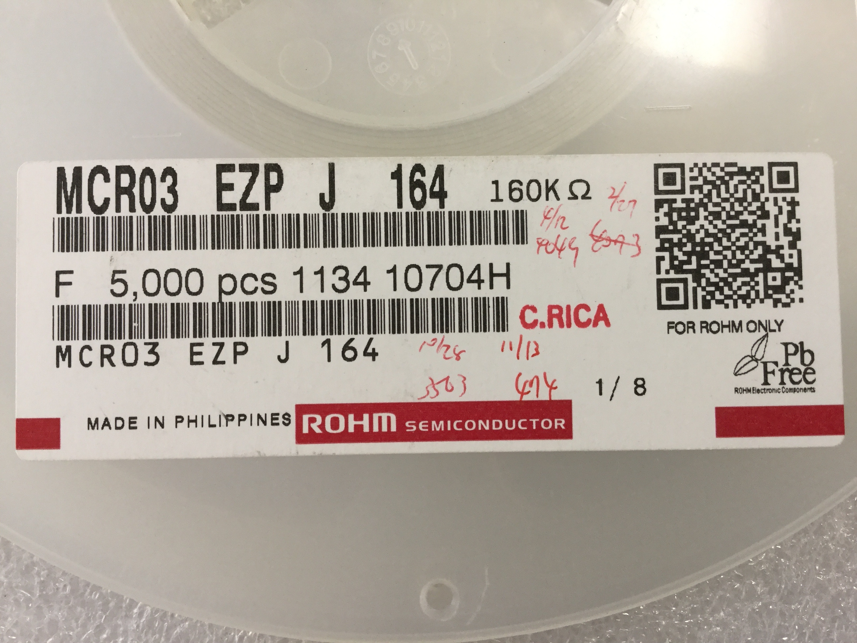 MCR03EZPJ164