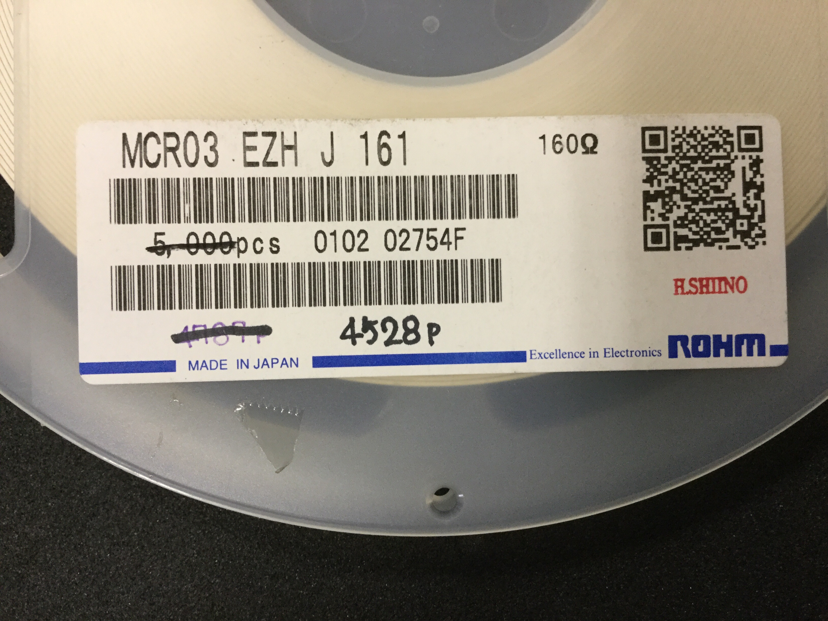 MCR03EZHJ161