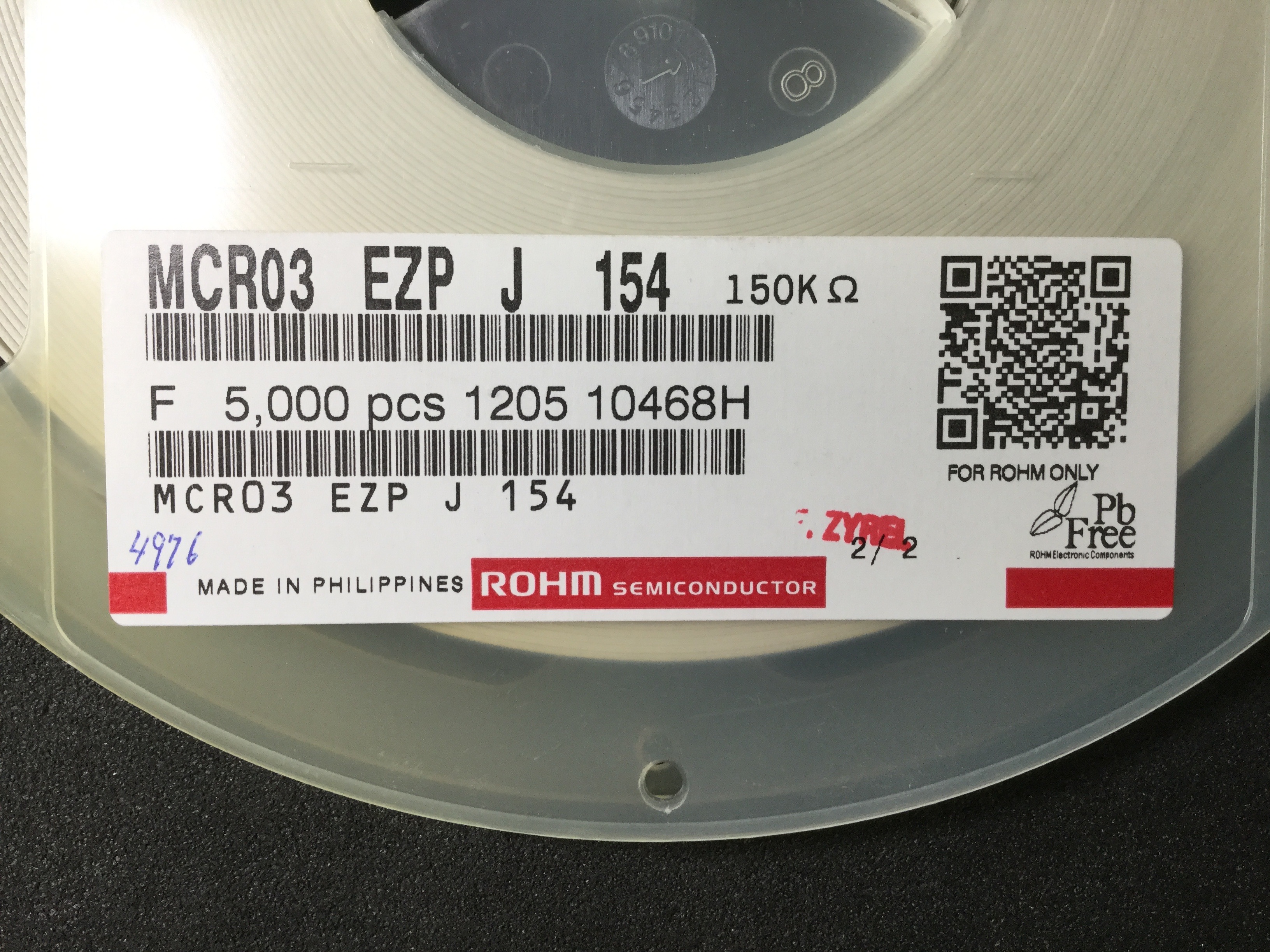 MCR03EZPJ154
