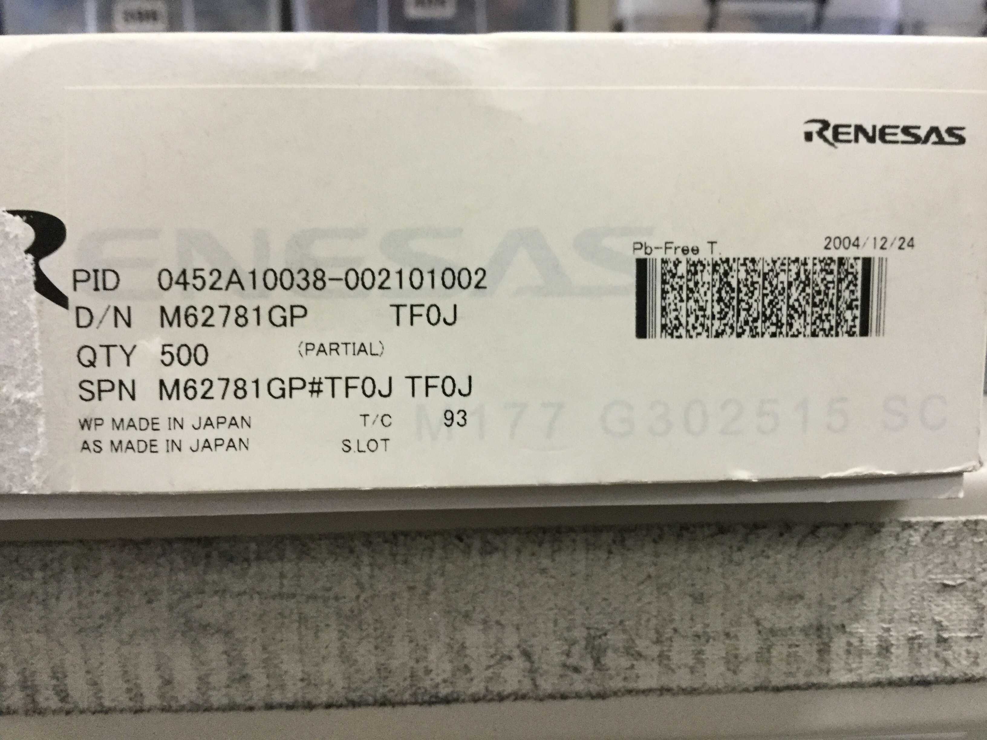 M62781GP #TF0J