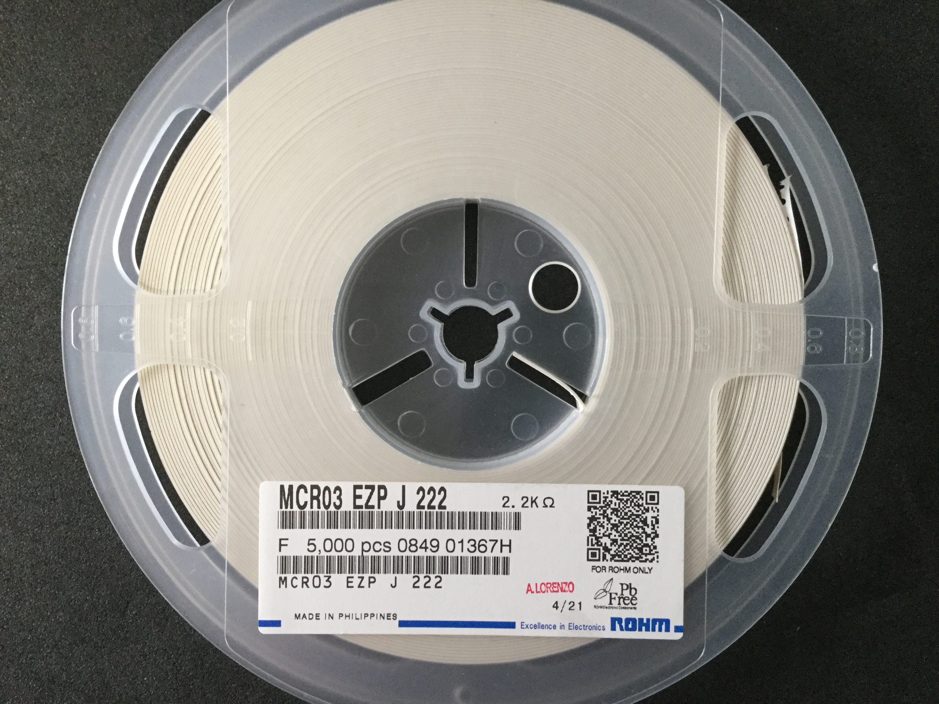 MCR03EZPJ222