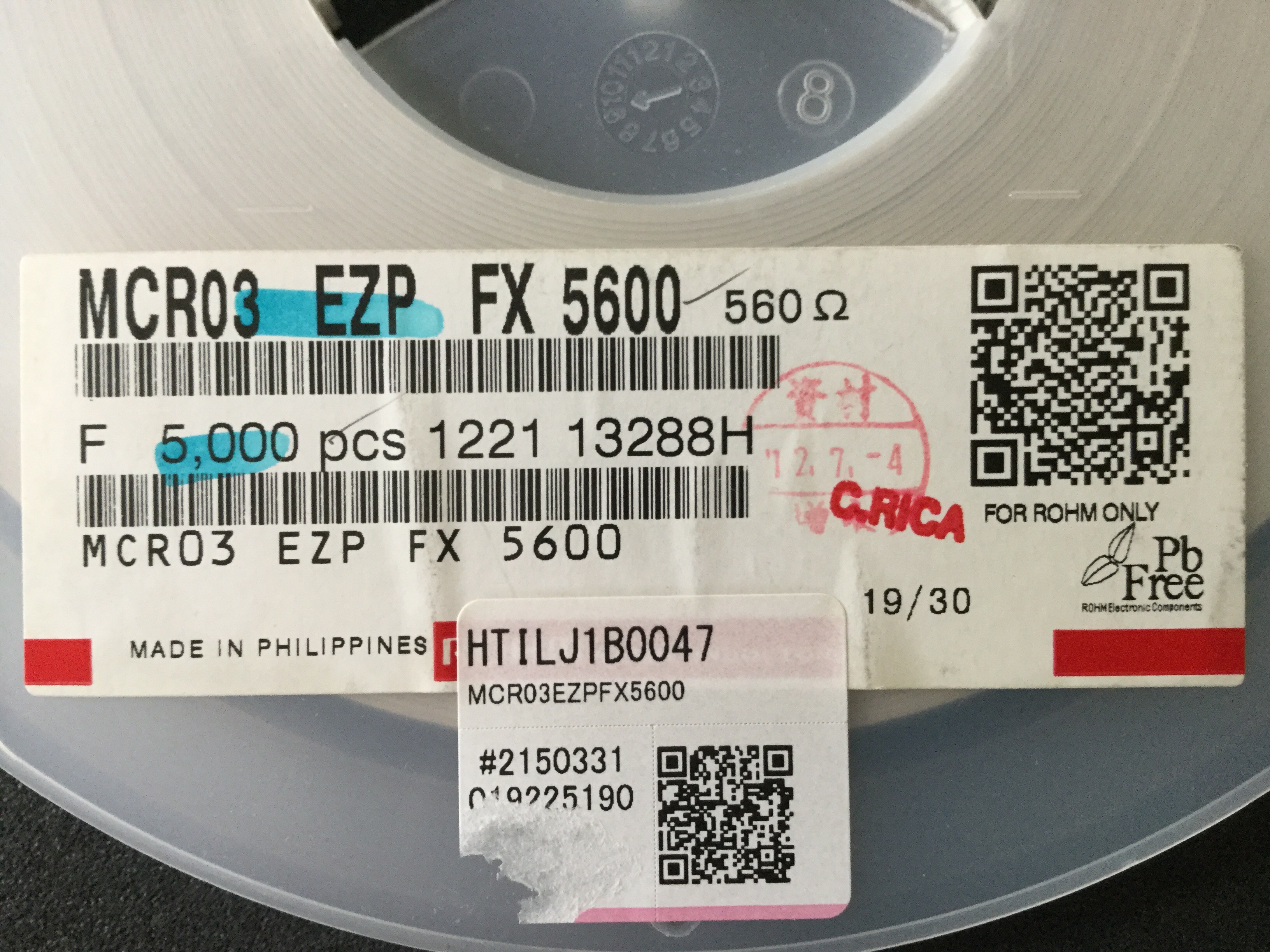 MCR03EZPFX5600