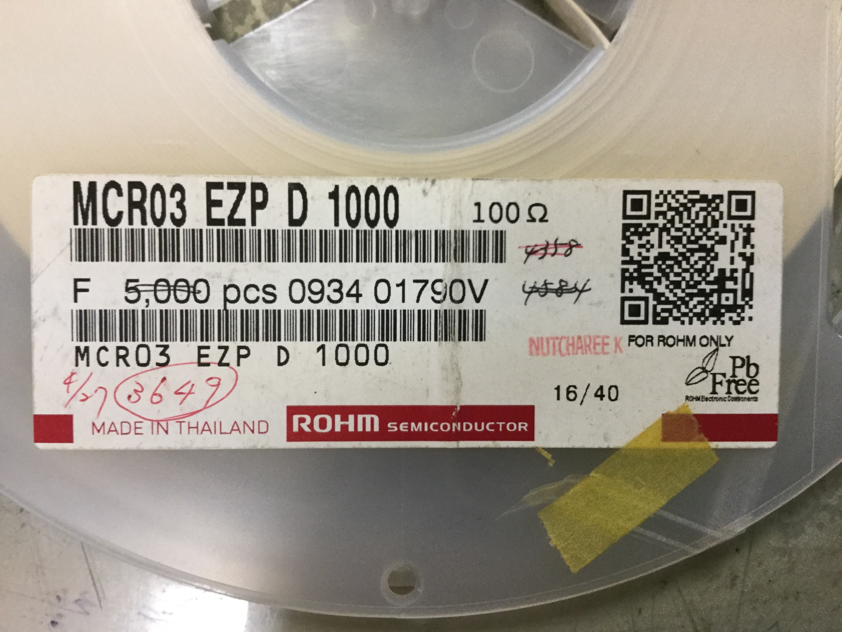 MCR03EZPD1000