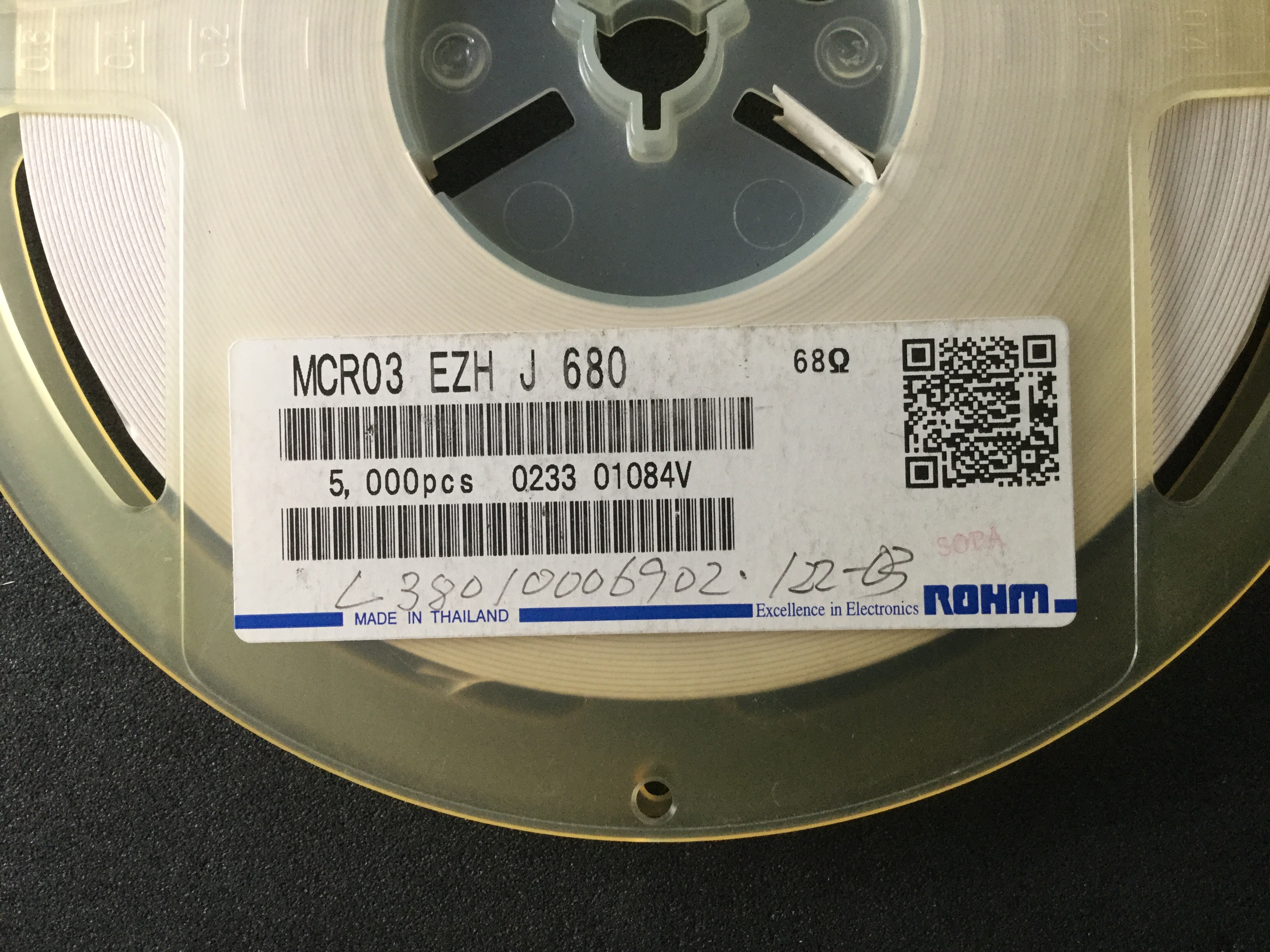 MCR03EZHJ680