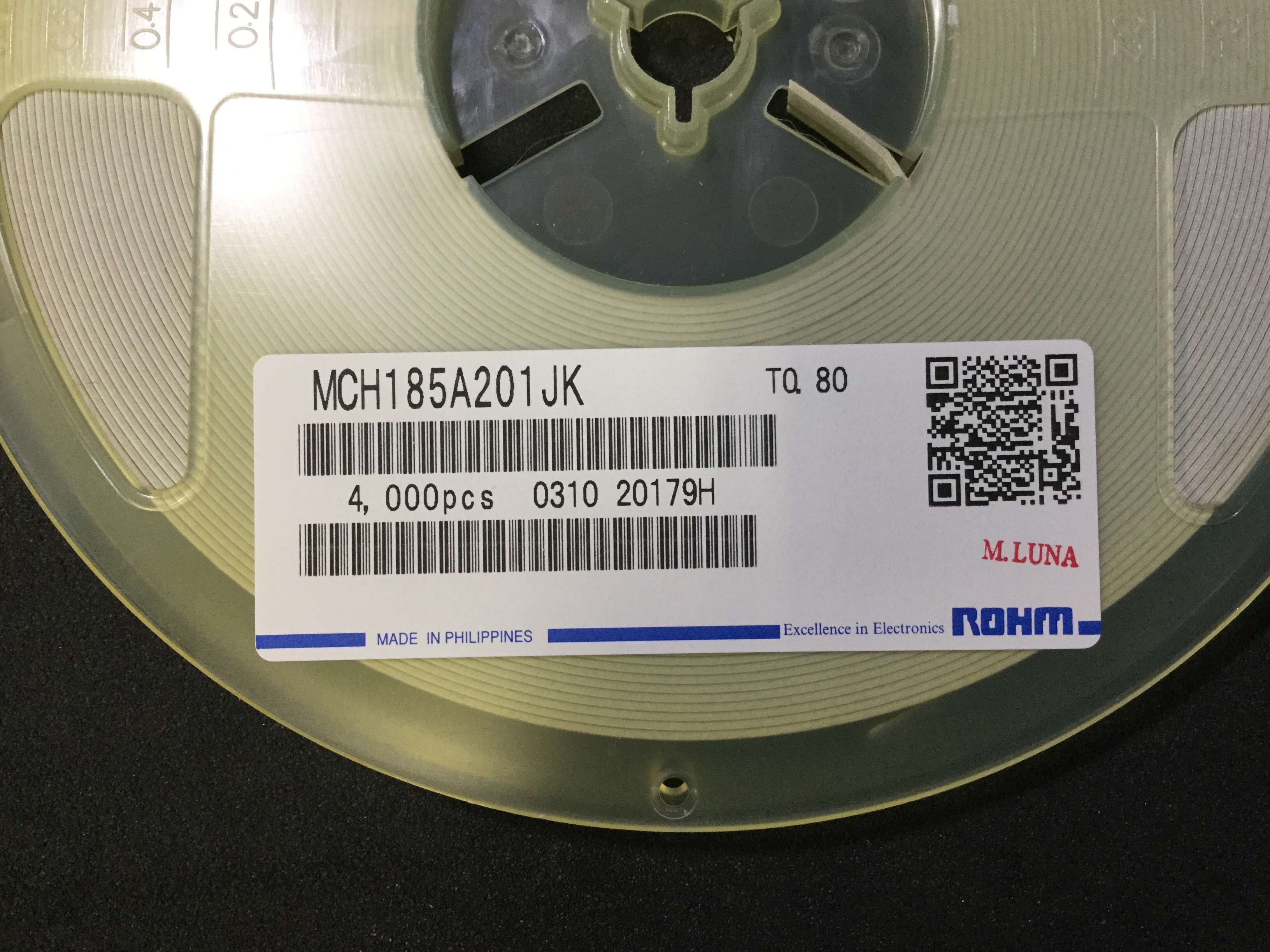 MCH185A201JK