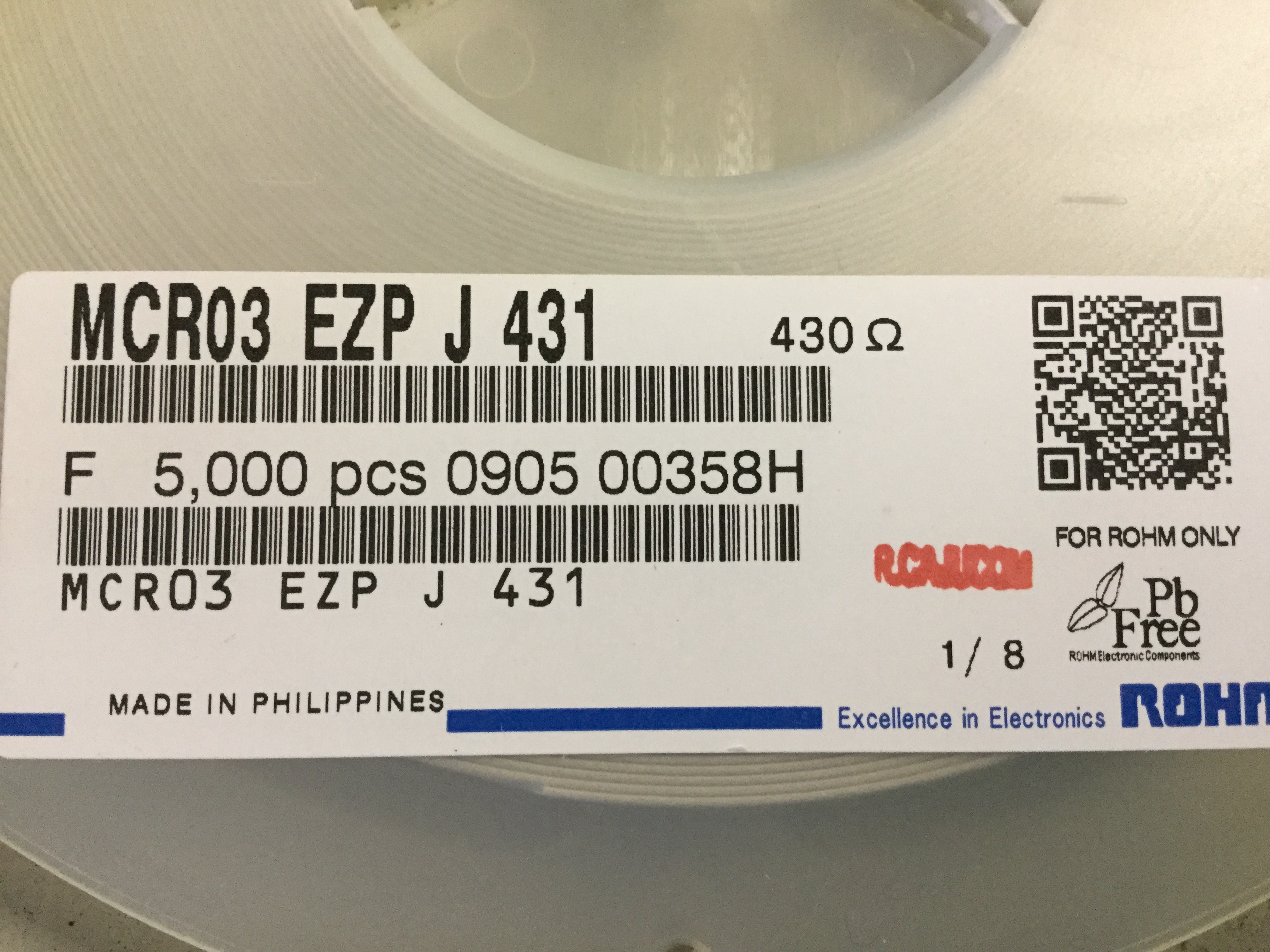 MCR03EZPJ431