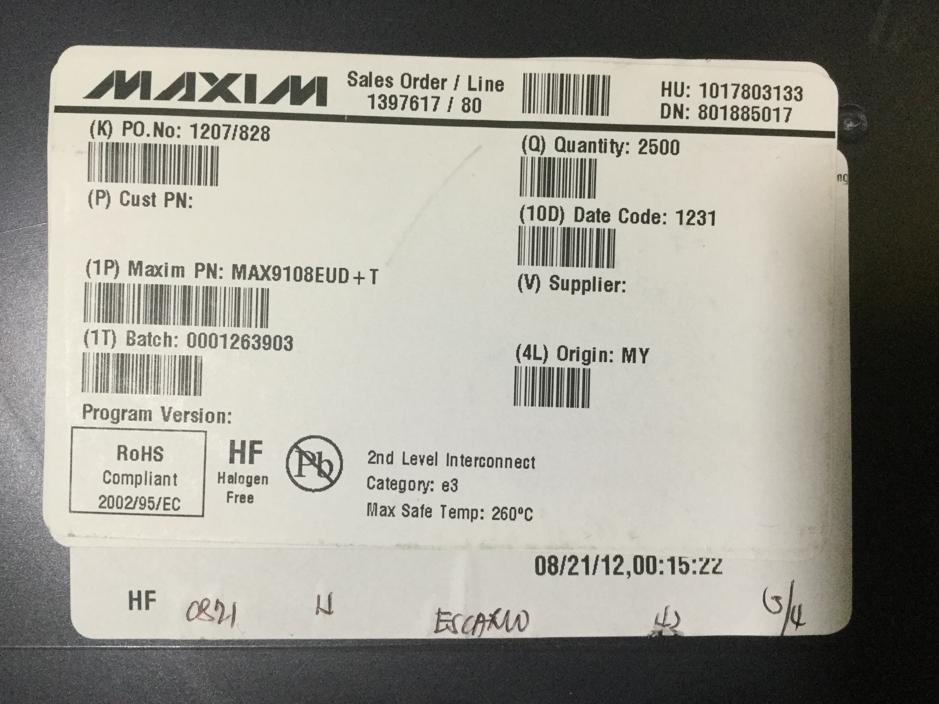 MAX9108EUD