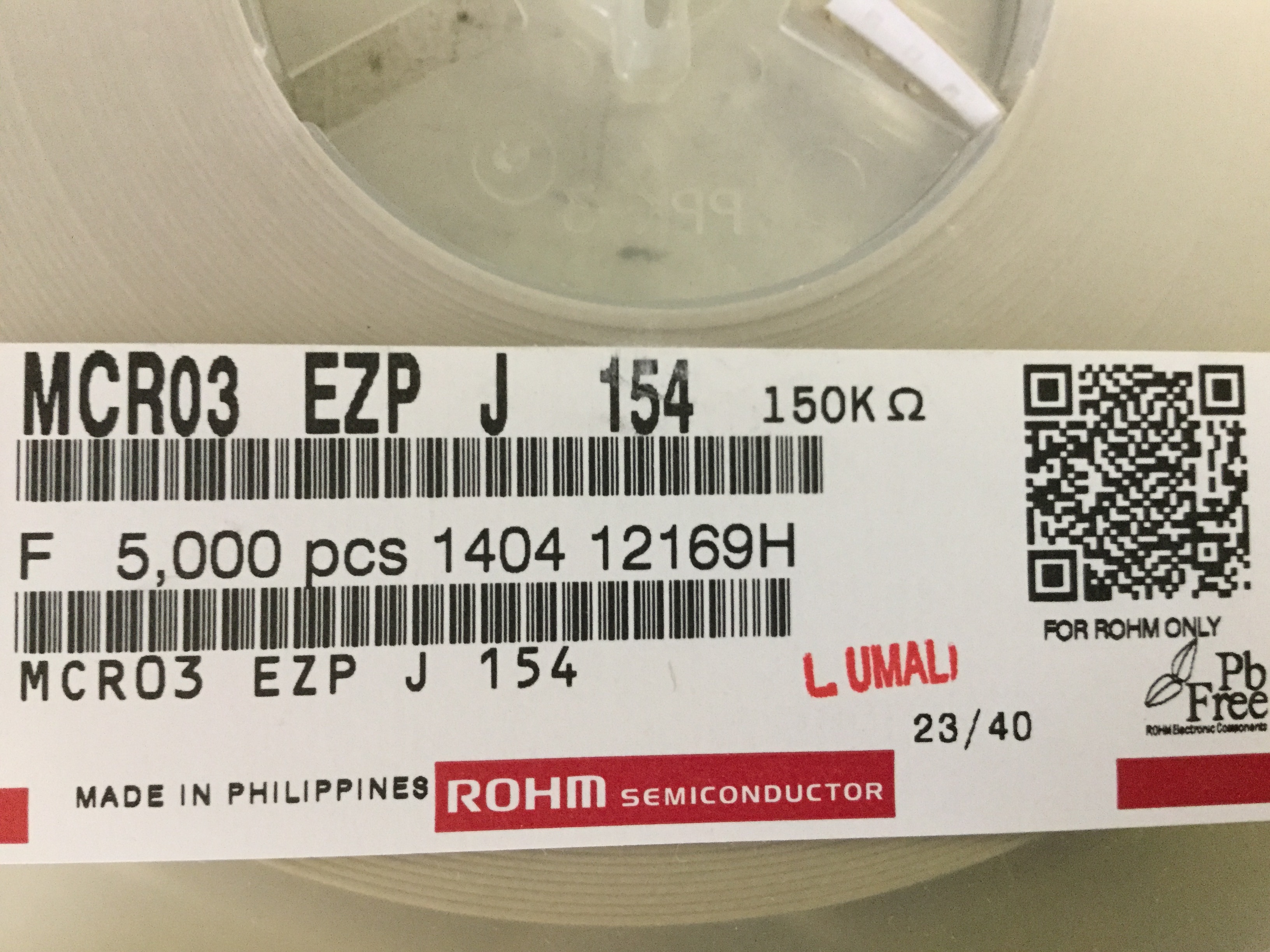 MCR03EZPJ154