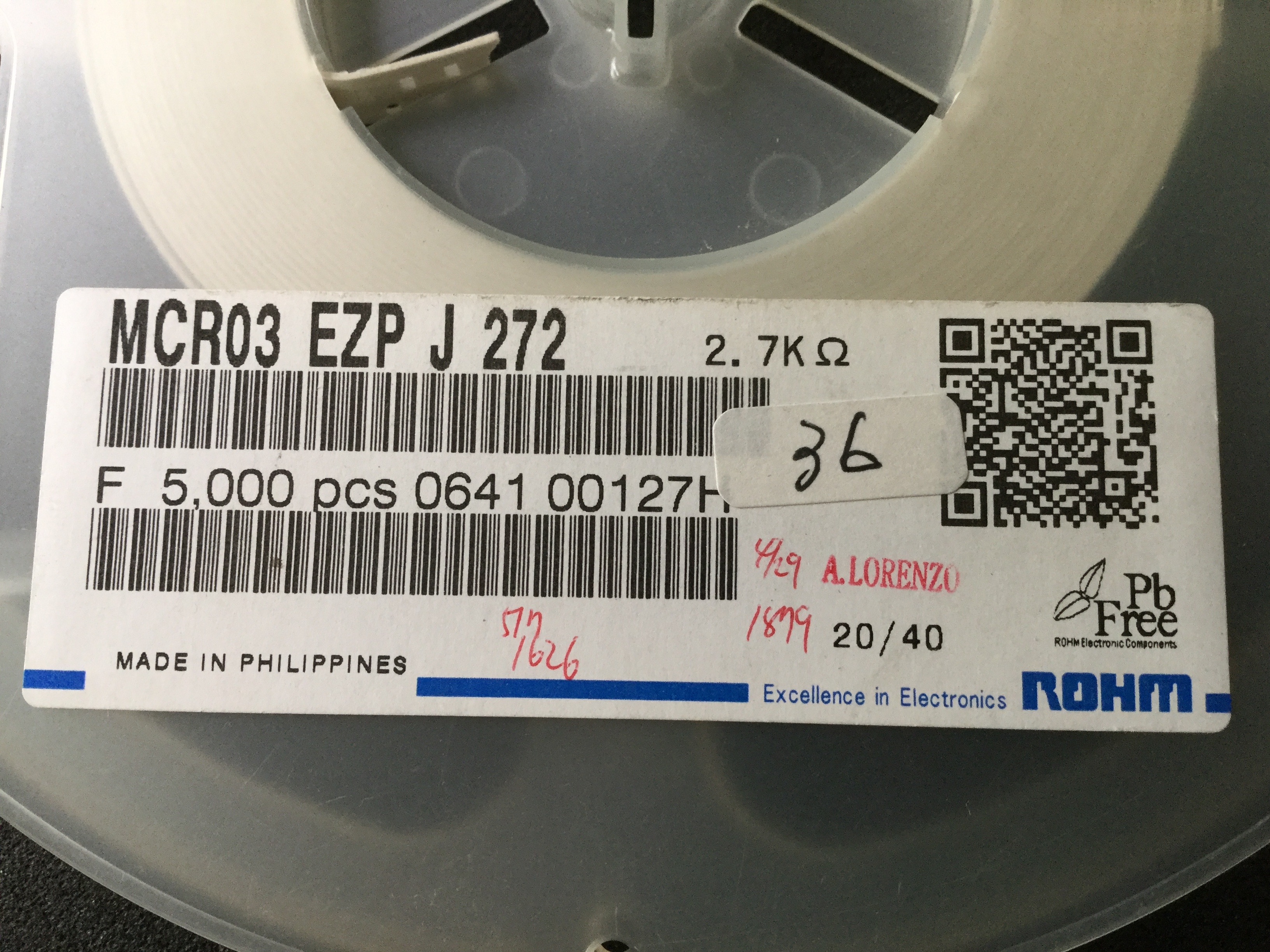 MCR03EZPJ272