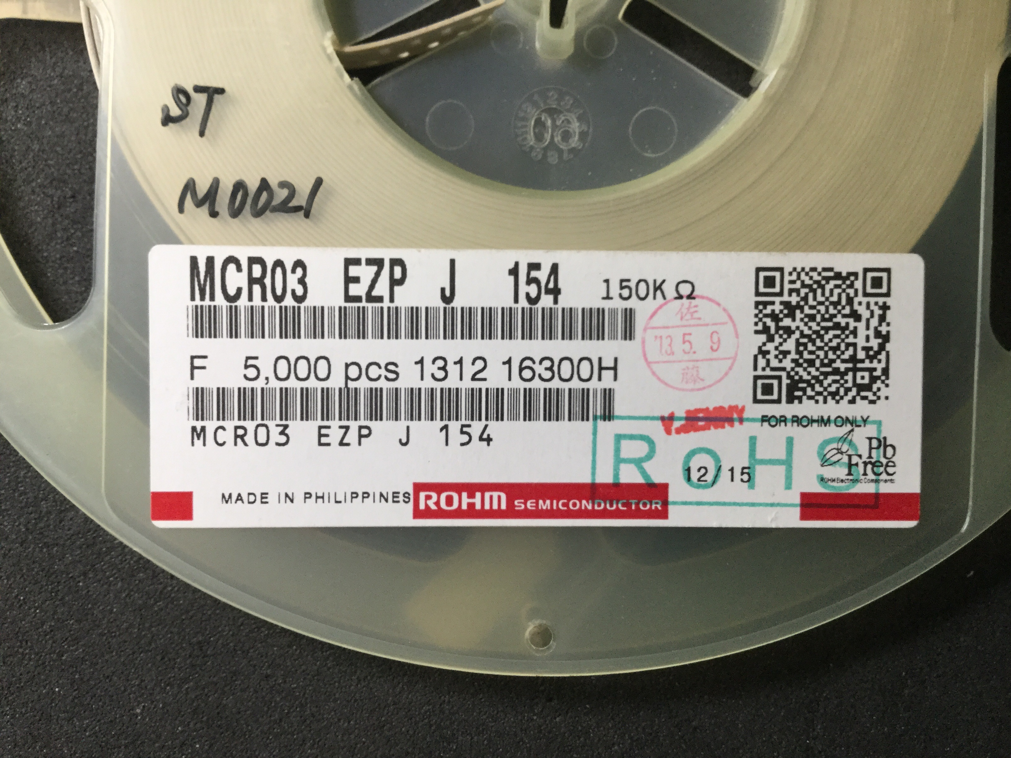 MCR03EZPJ154