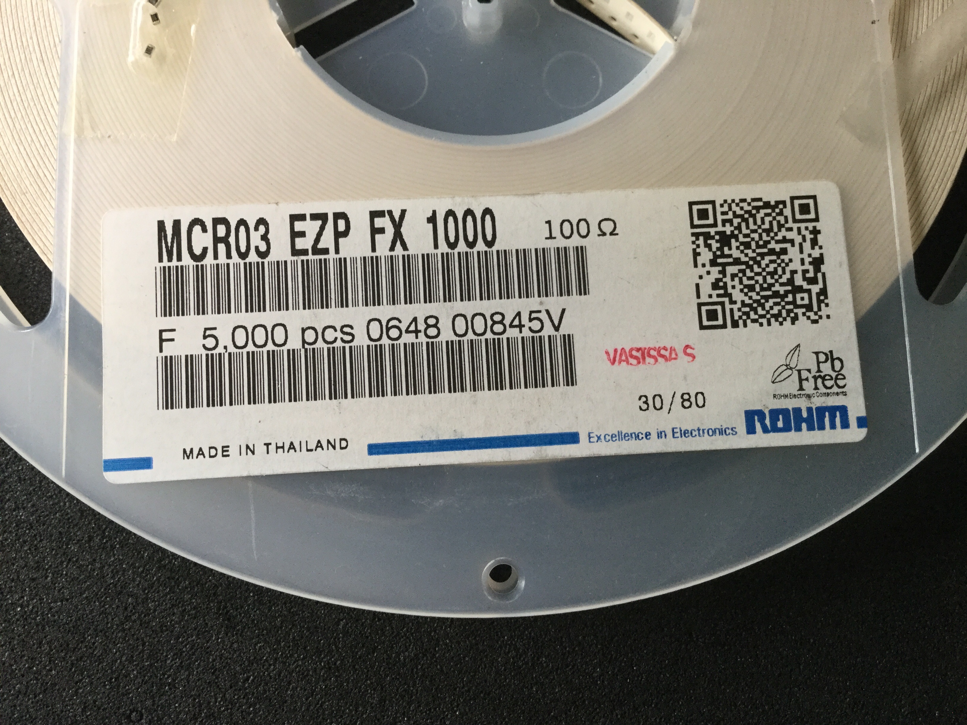 MCR03EZPFX1000