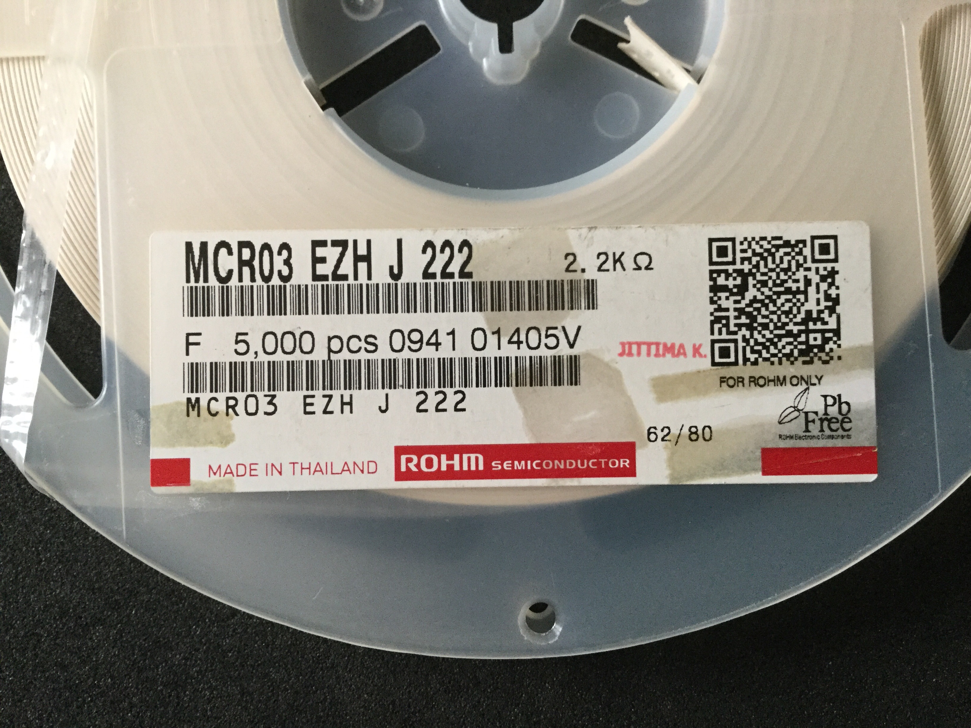 MCR03EZHJ222