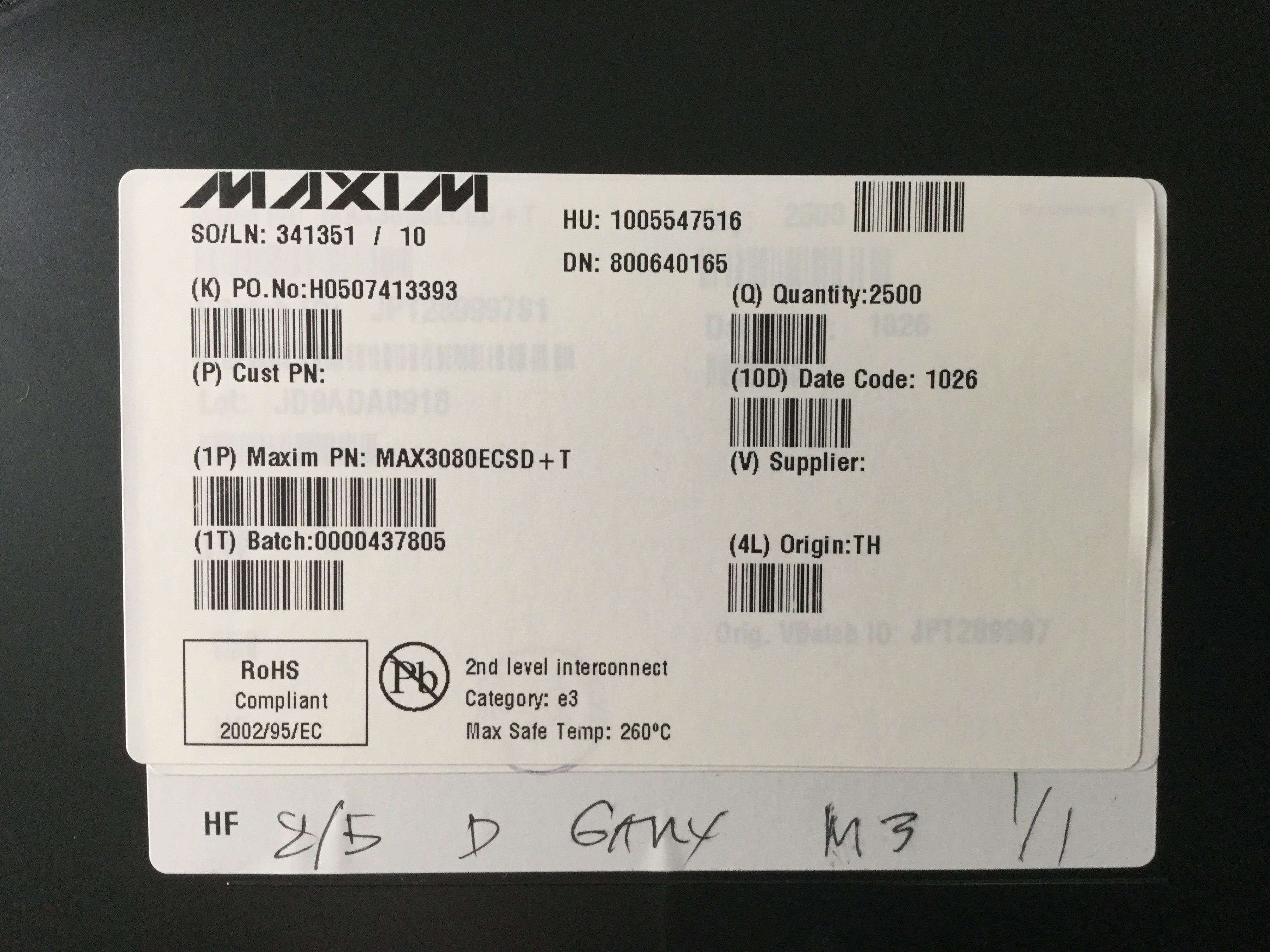 MAX3080ECSD