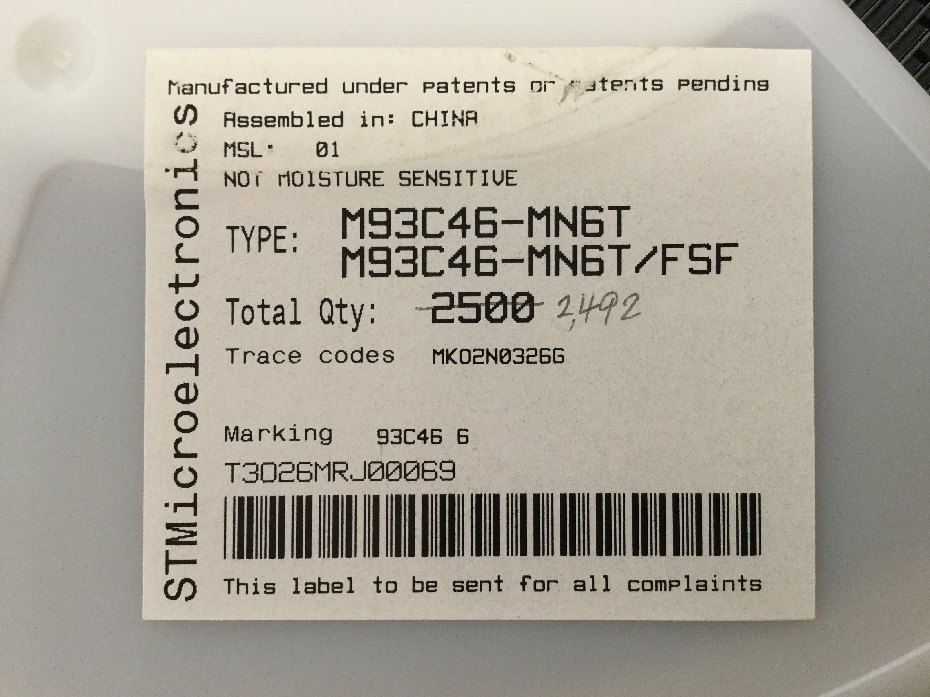 M93C46-MN6T/FSF