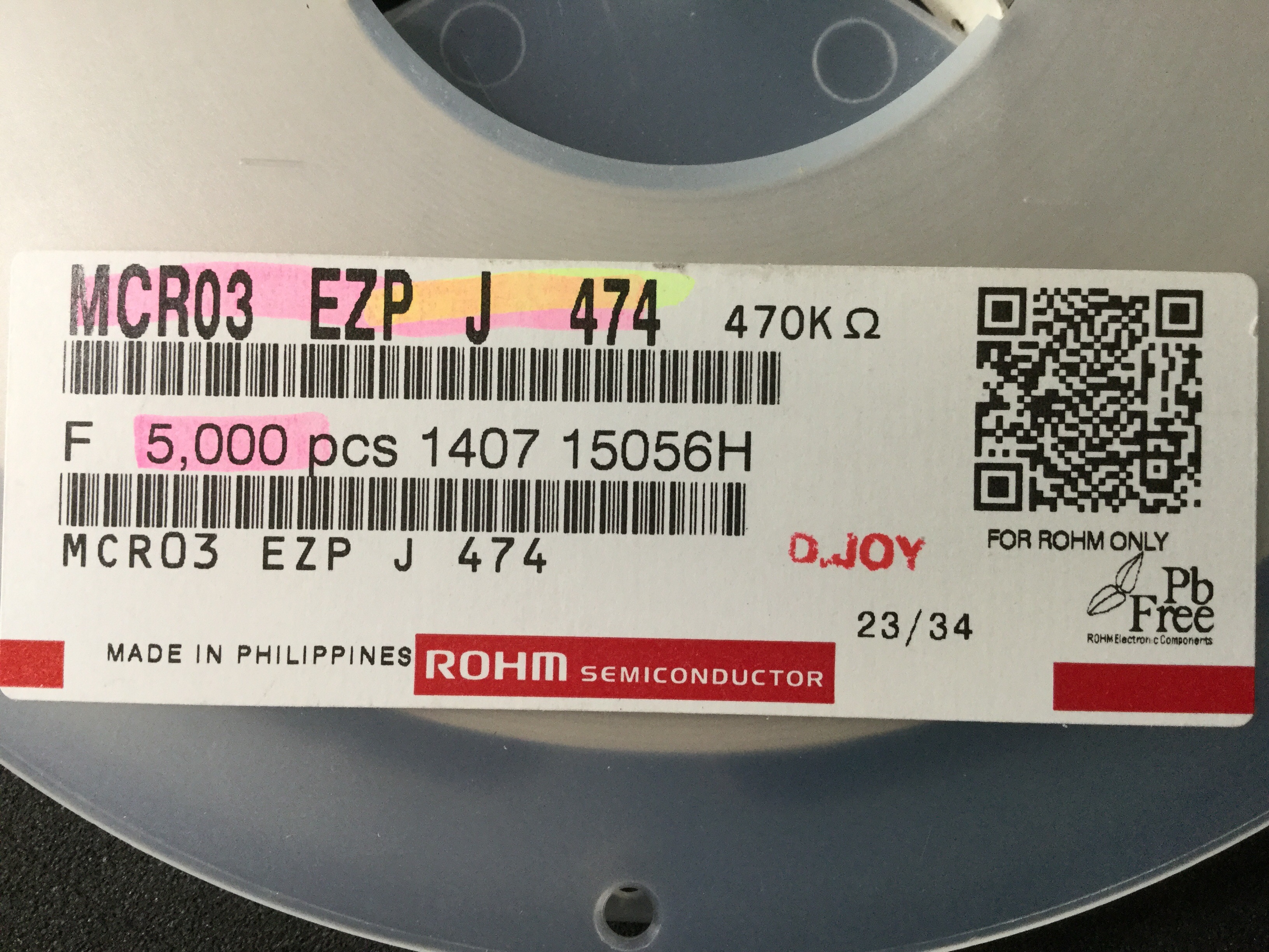 MCR03EZPJ474