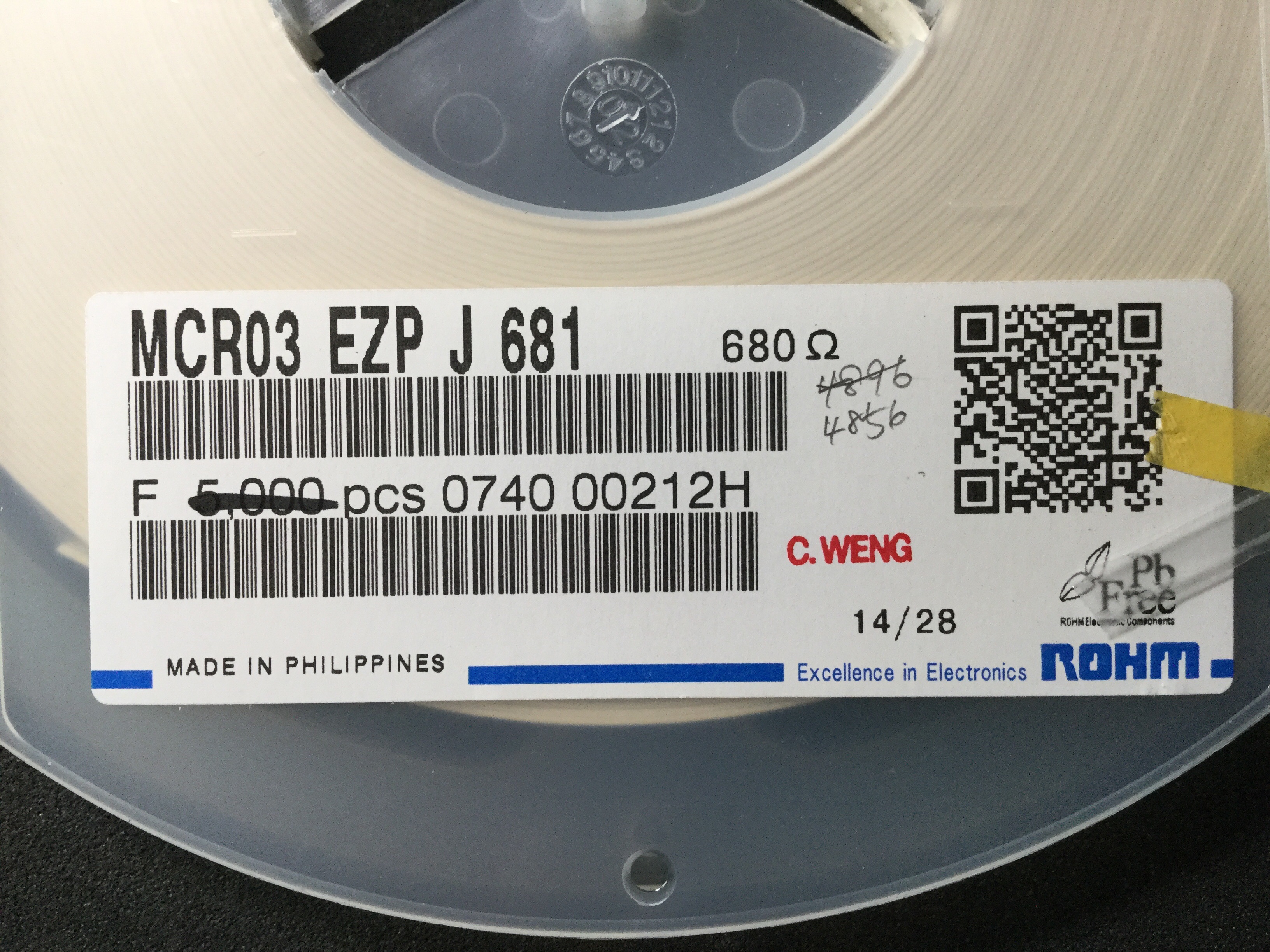 MCR03EZPJ681