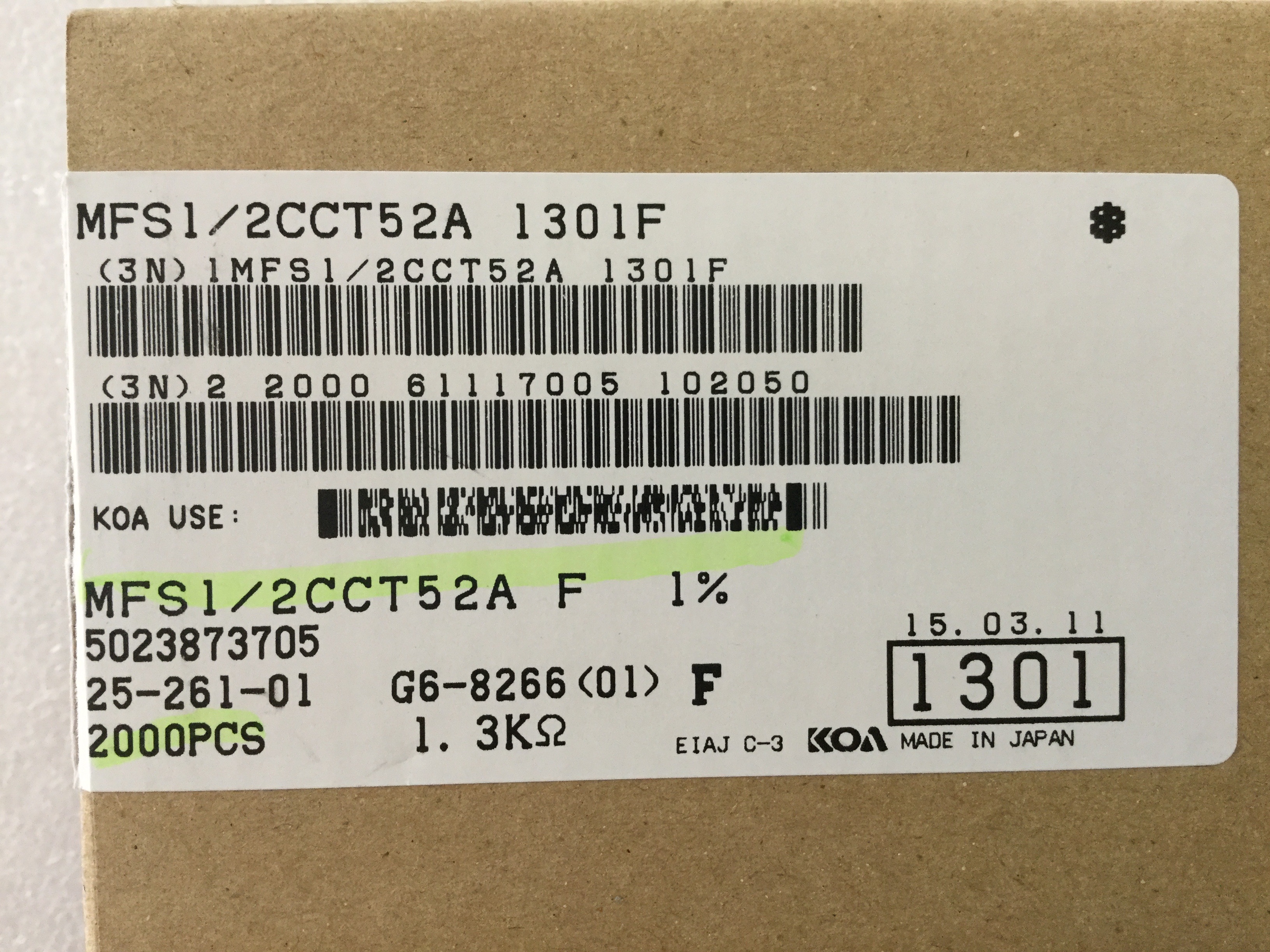 MFS1/2CCT52A1301F