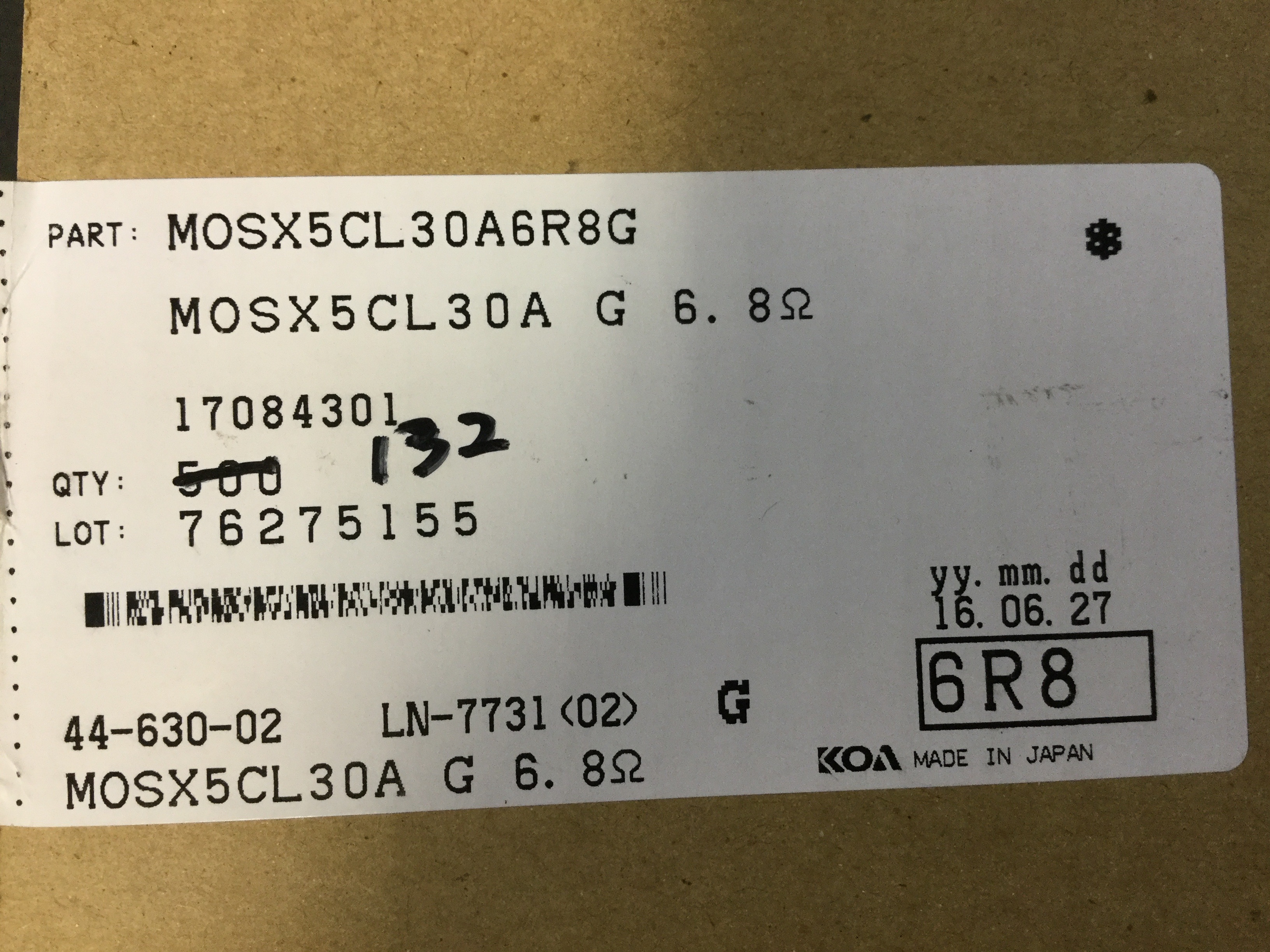 MOSX5CL30A6R8G