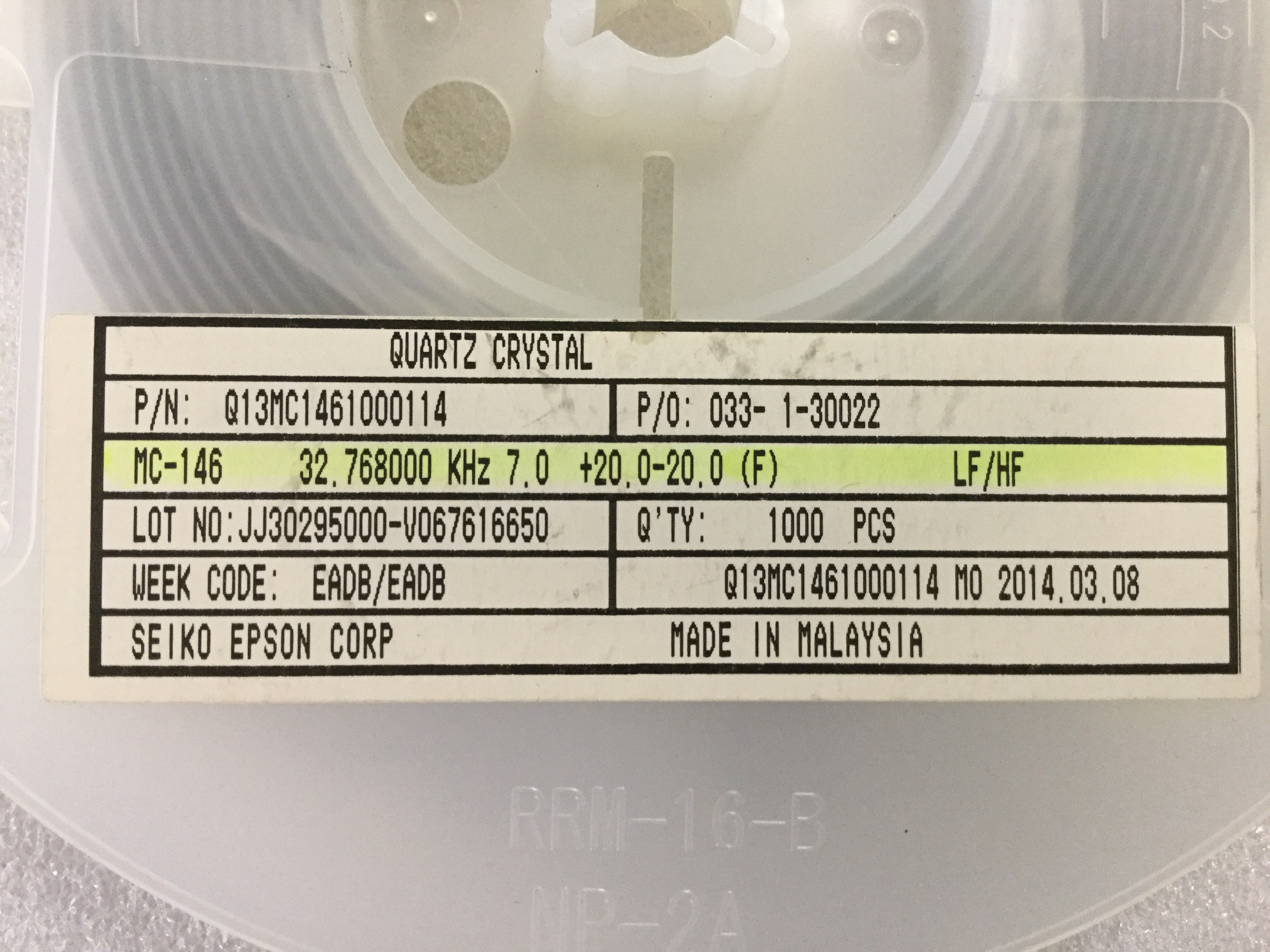 MC-146 32.768000KHZ +-20.0
