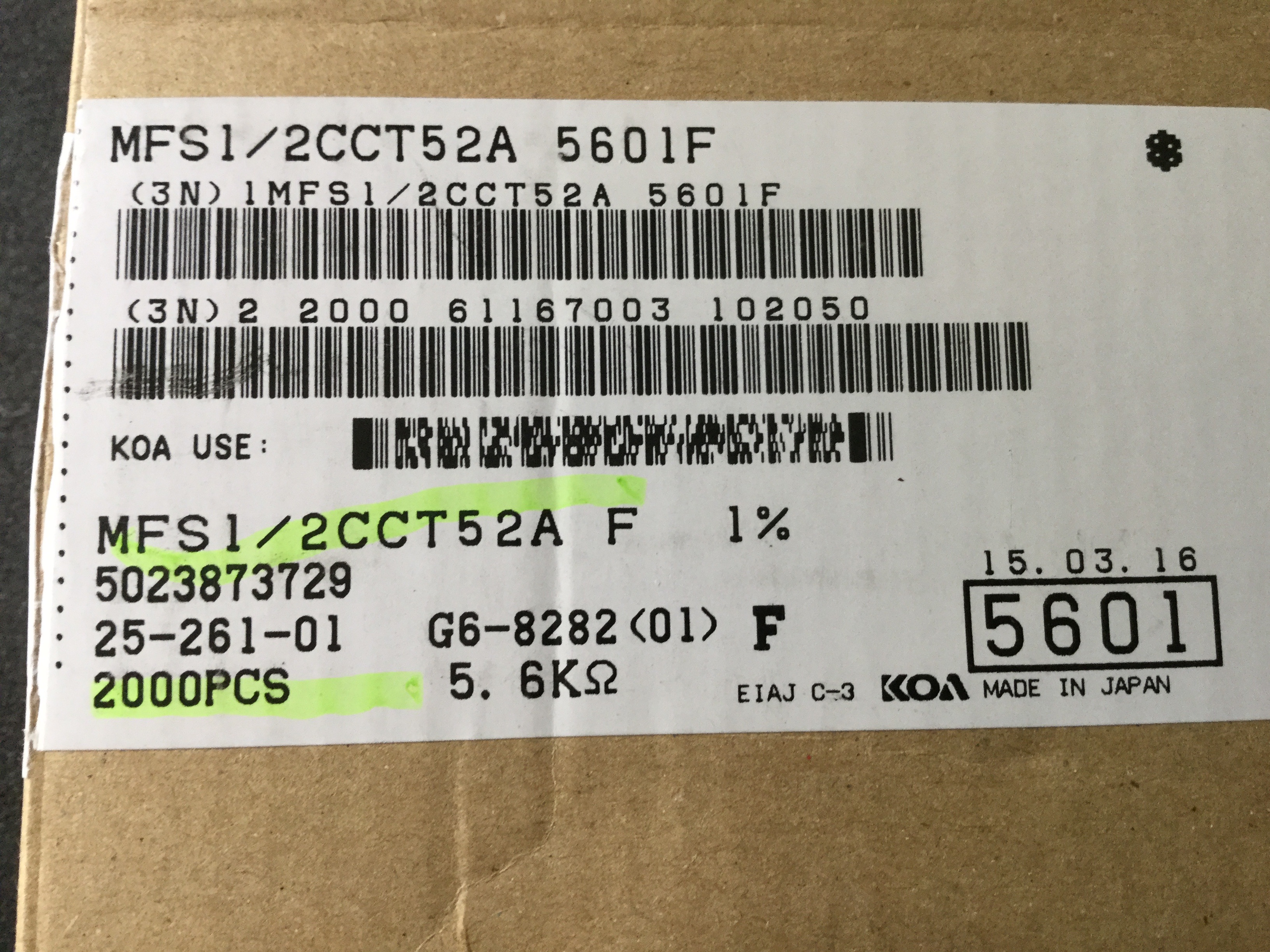 MFS1/2CCT52A5601F