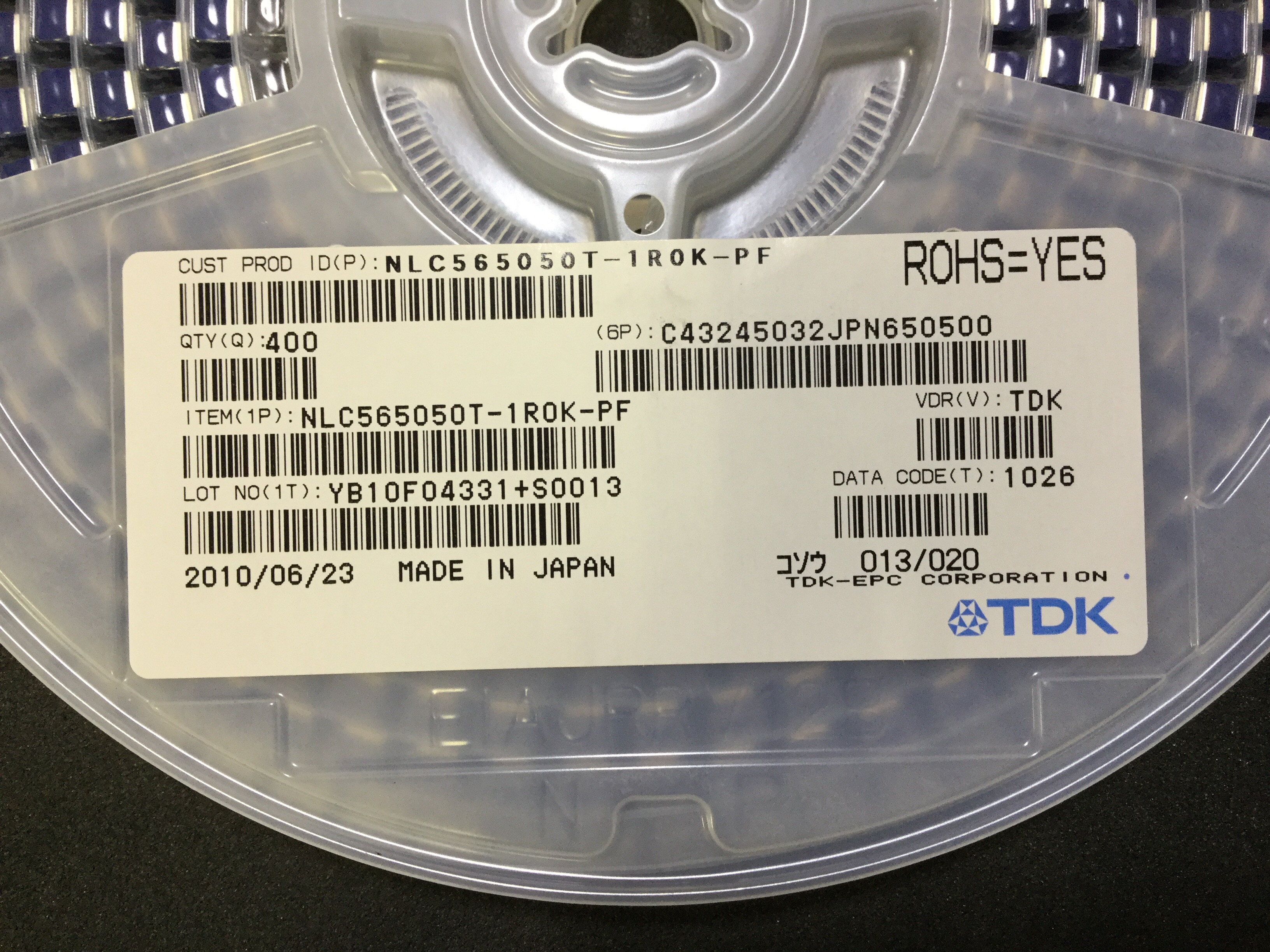 NLC565050T-1R0K-PF