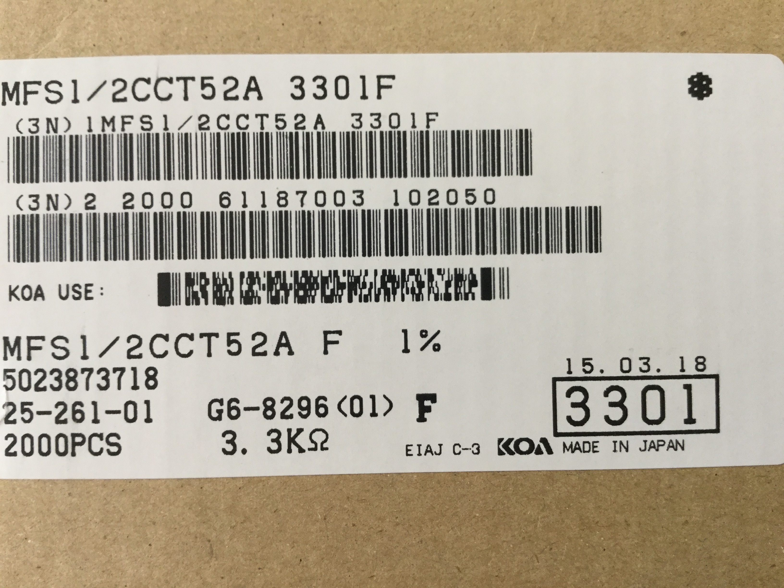 MFS1/2CCT52A3301F
