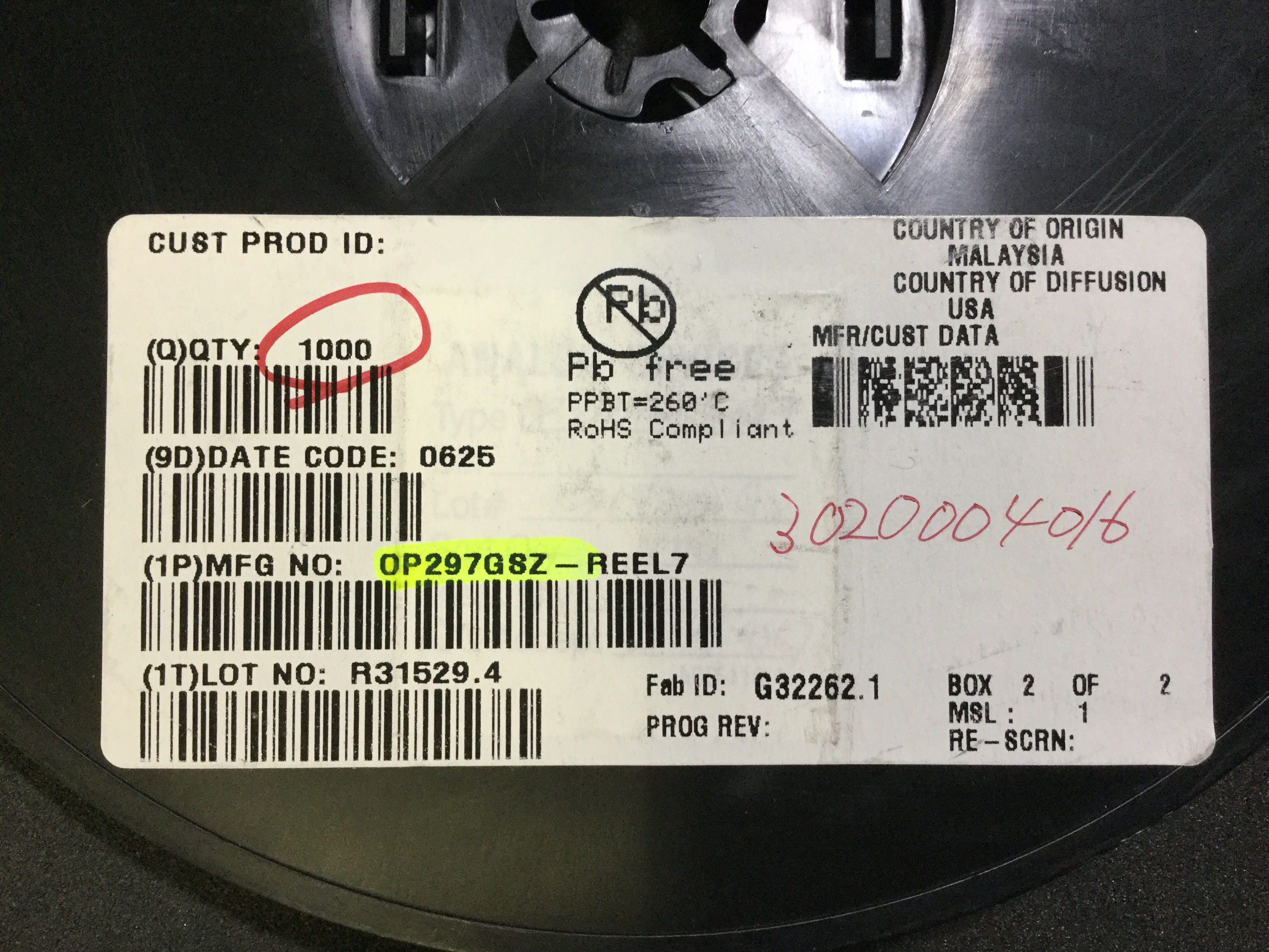 OP297GSZ-REEL7