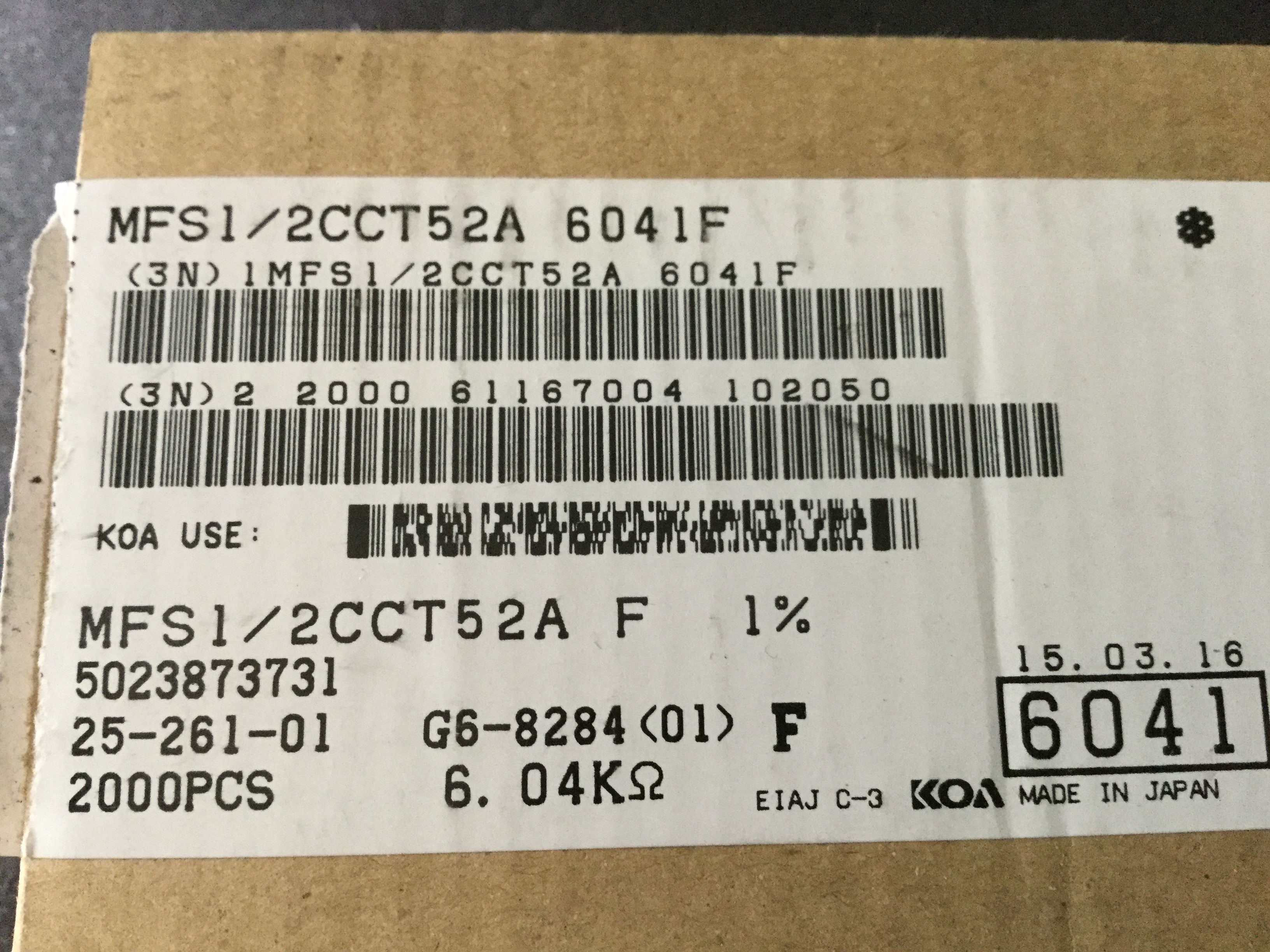MFS1/2CCT52A6041F