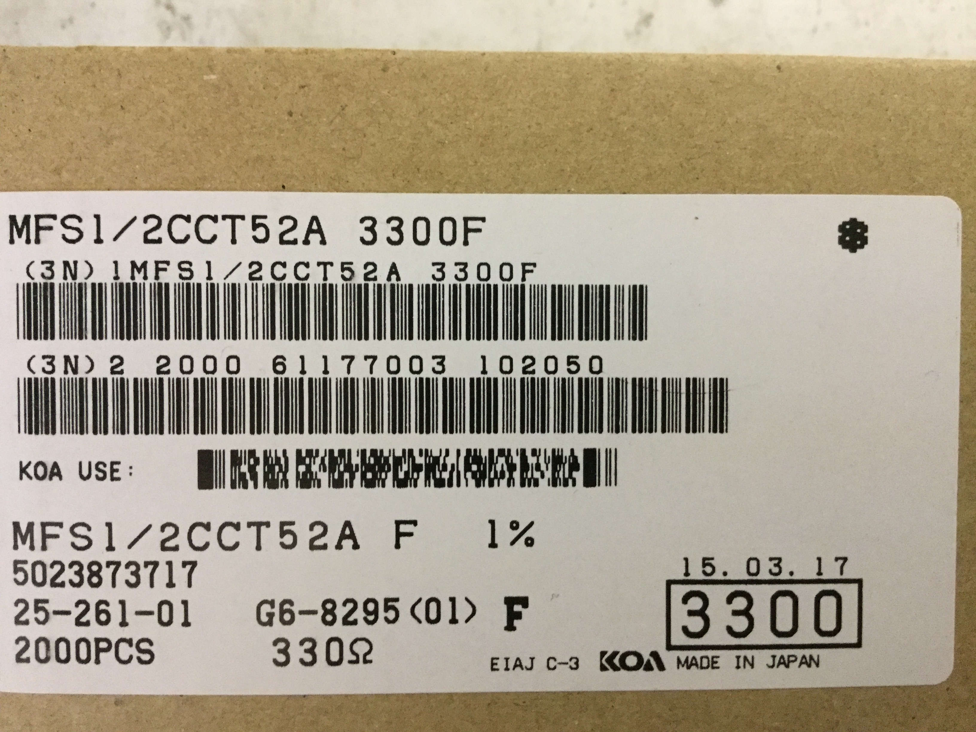 MFS1/2CCT52A3300F