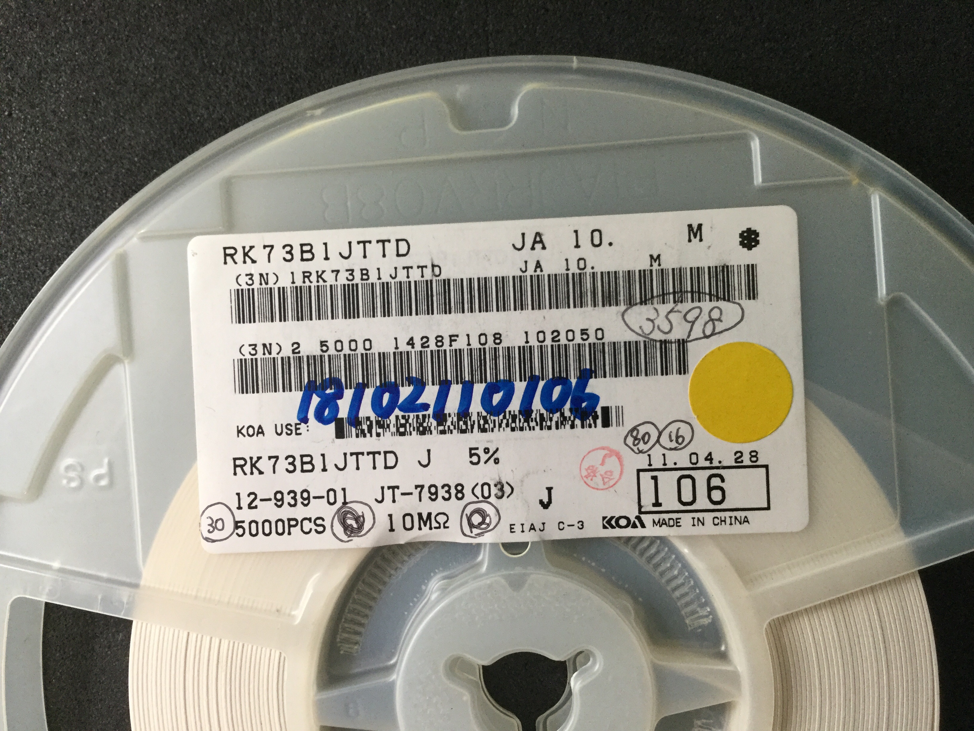 RK73B1JTTD106J