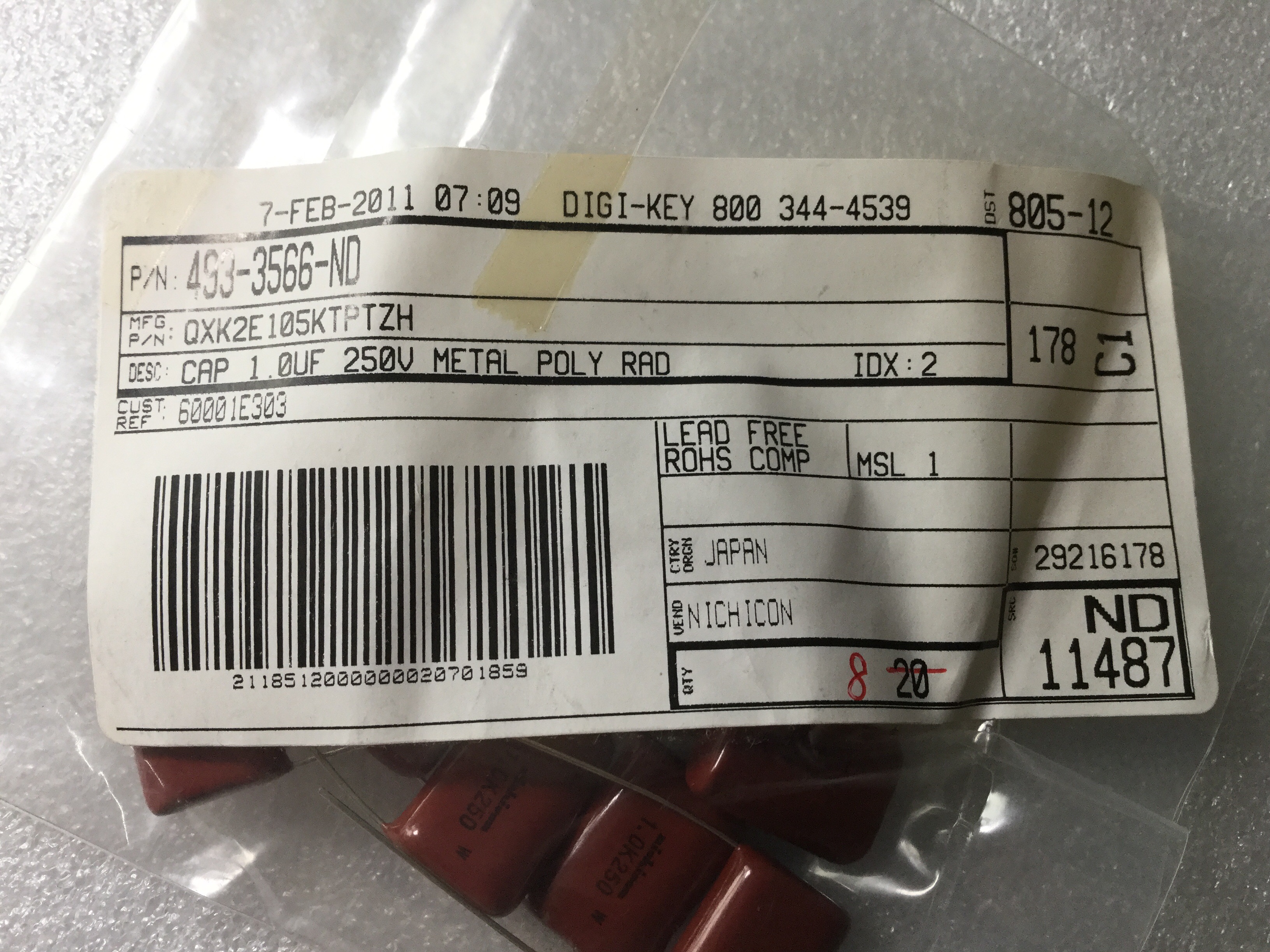 QXK2E105KTPTZH