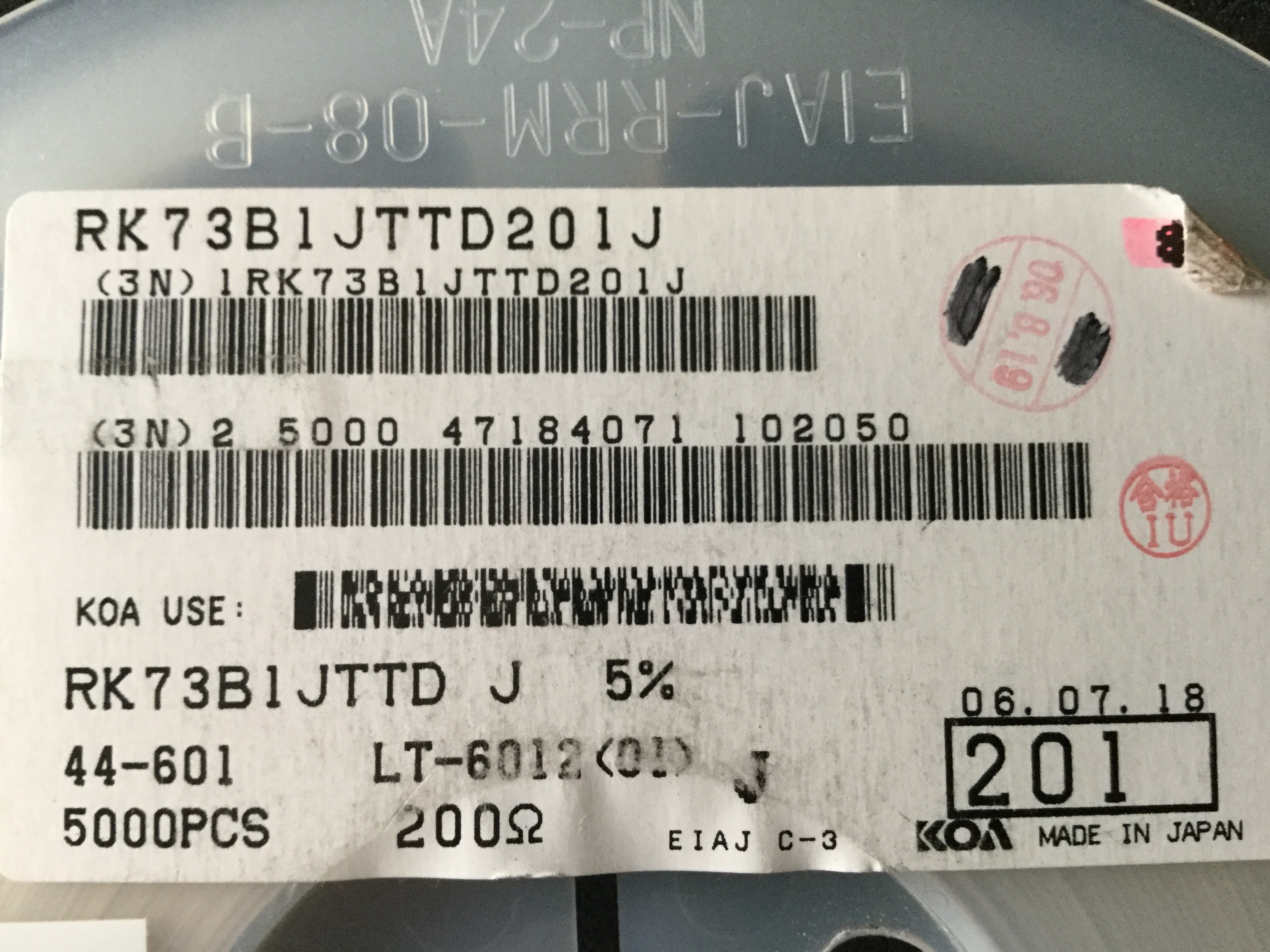 RK73B1JTTD201J