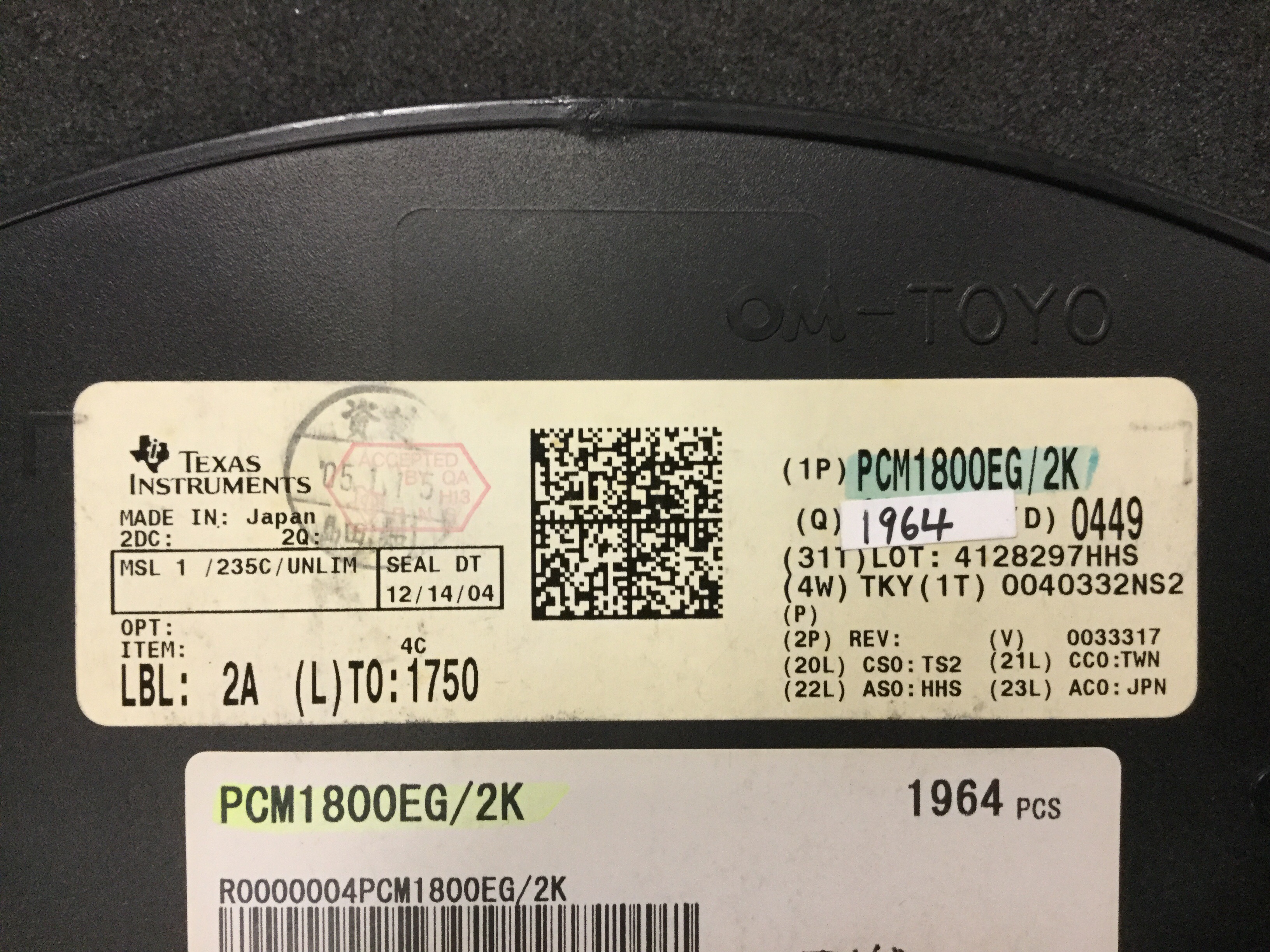 PCM1800EG/2K
