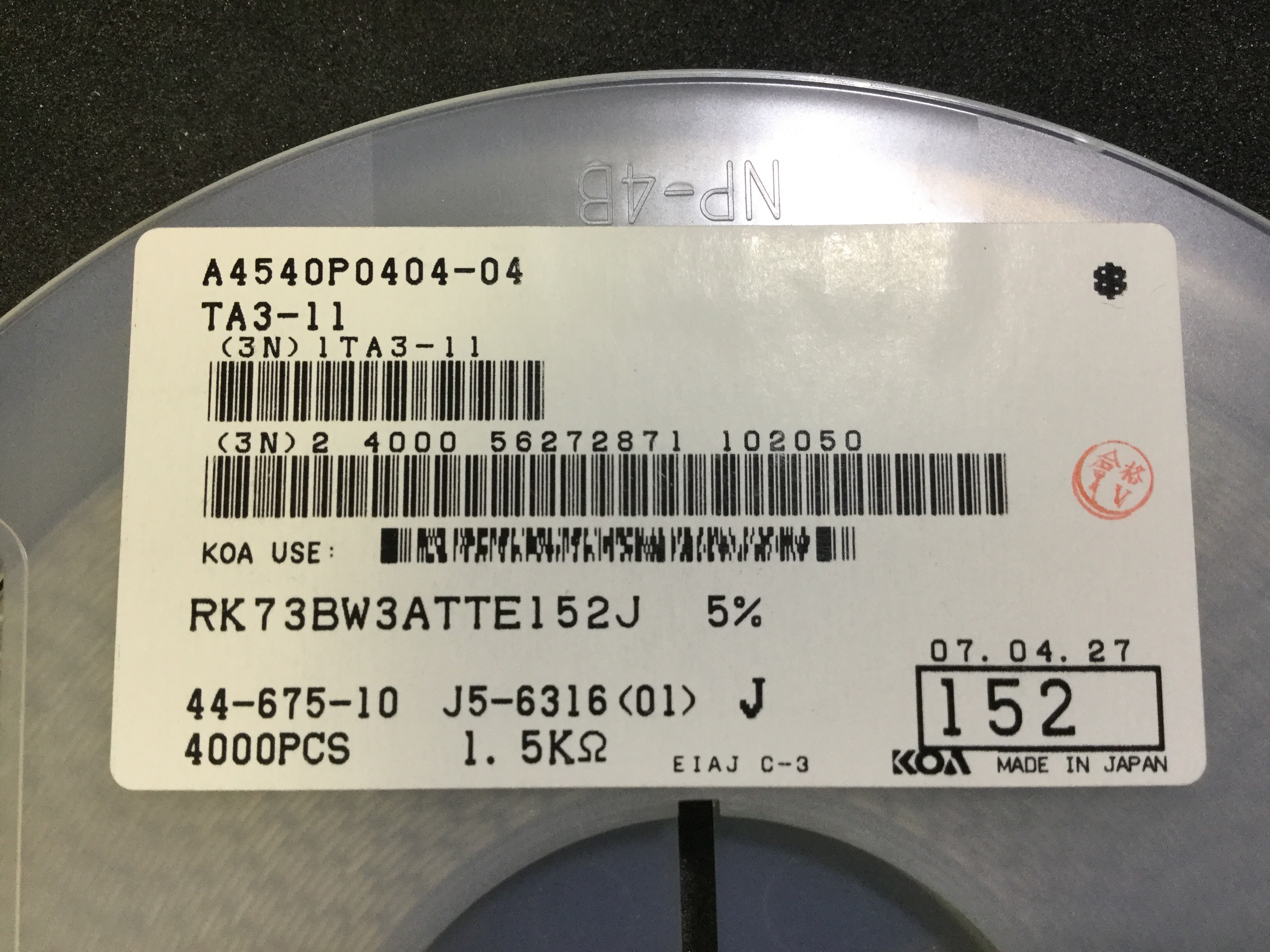 RK73BW3ATTE152J