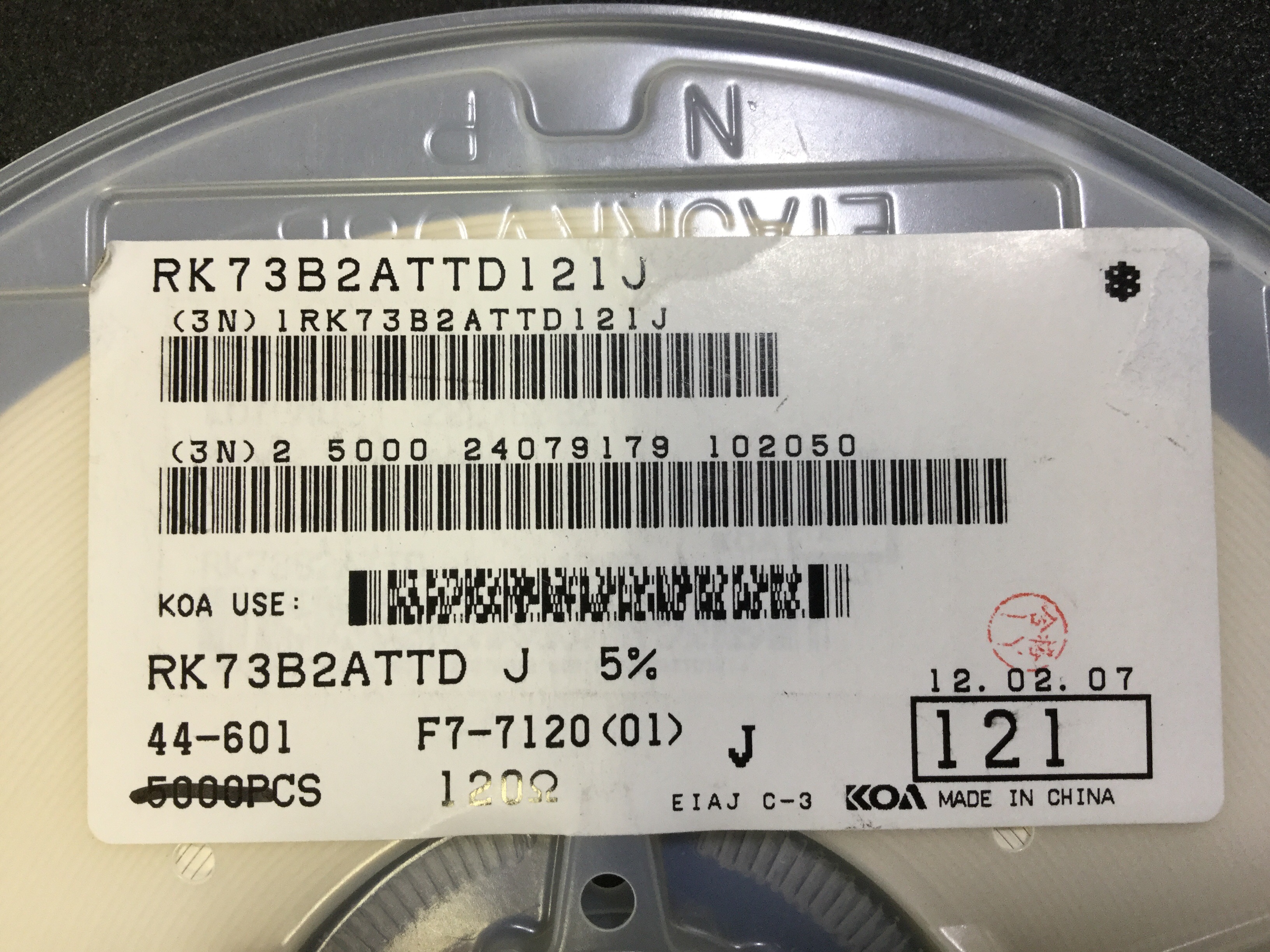 RK73B2ATTD121J