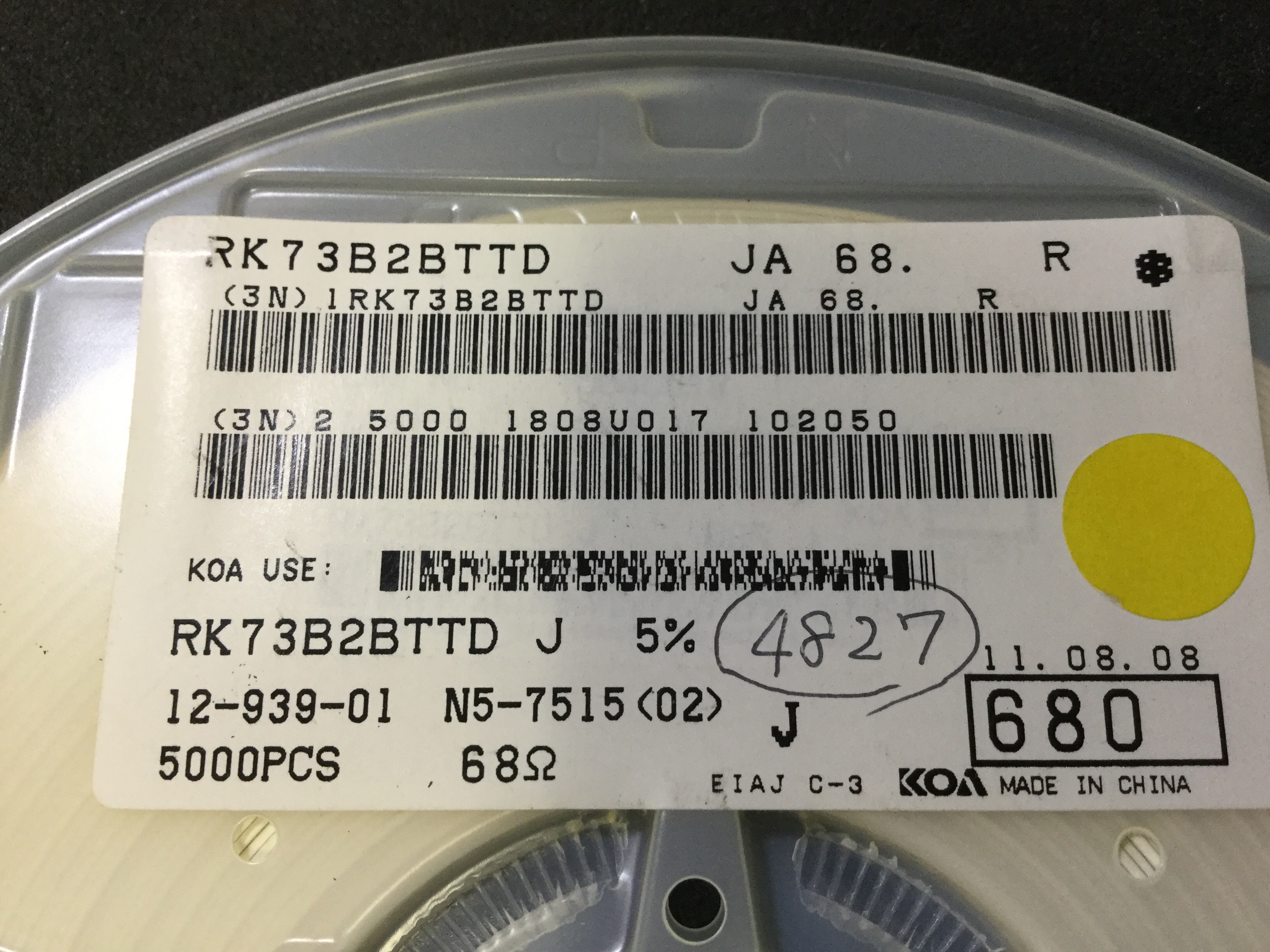 RK73B2BTTD680J