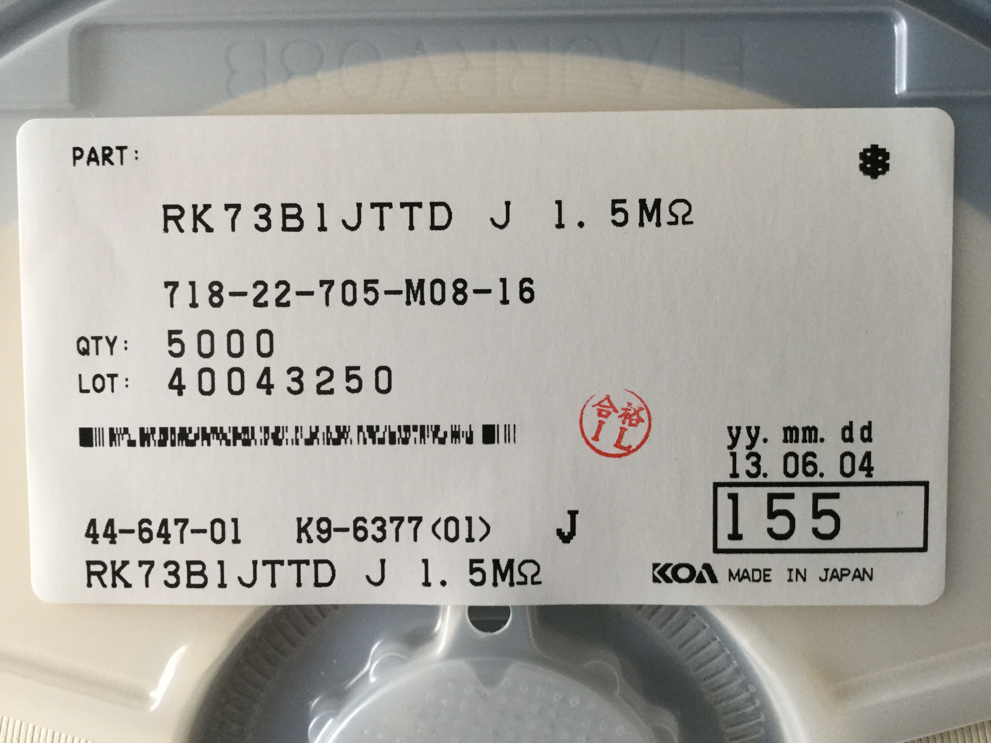 RK73B1JTTD155J