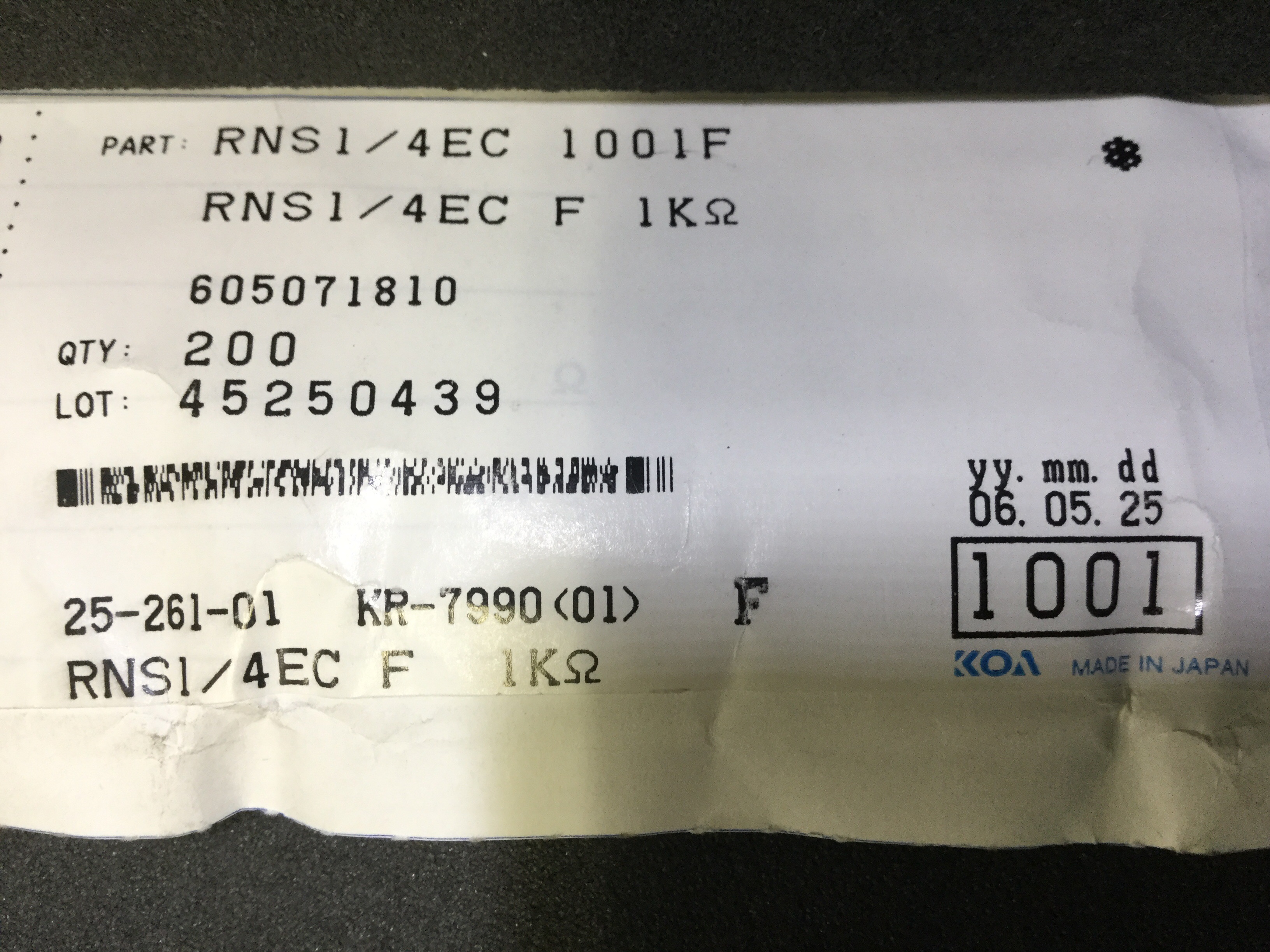 RNS1/4EC1001F