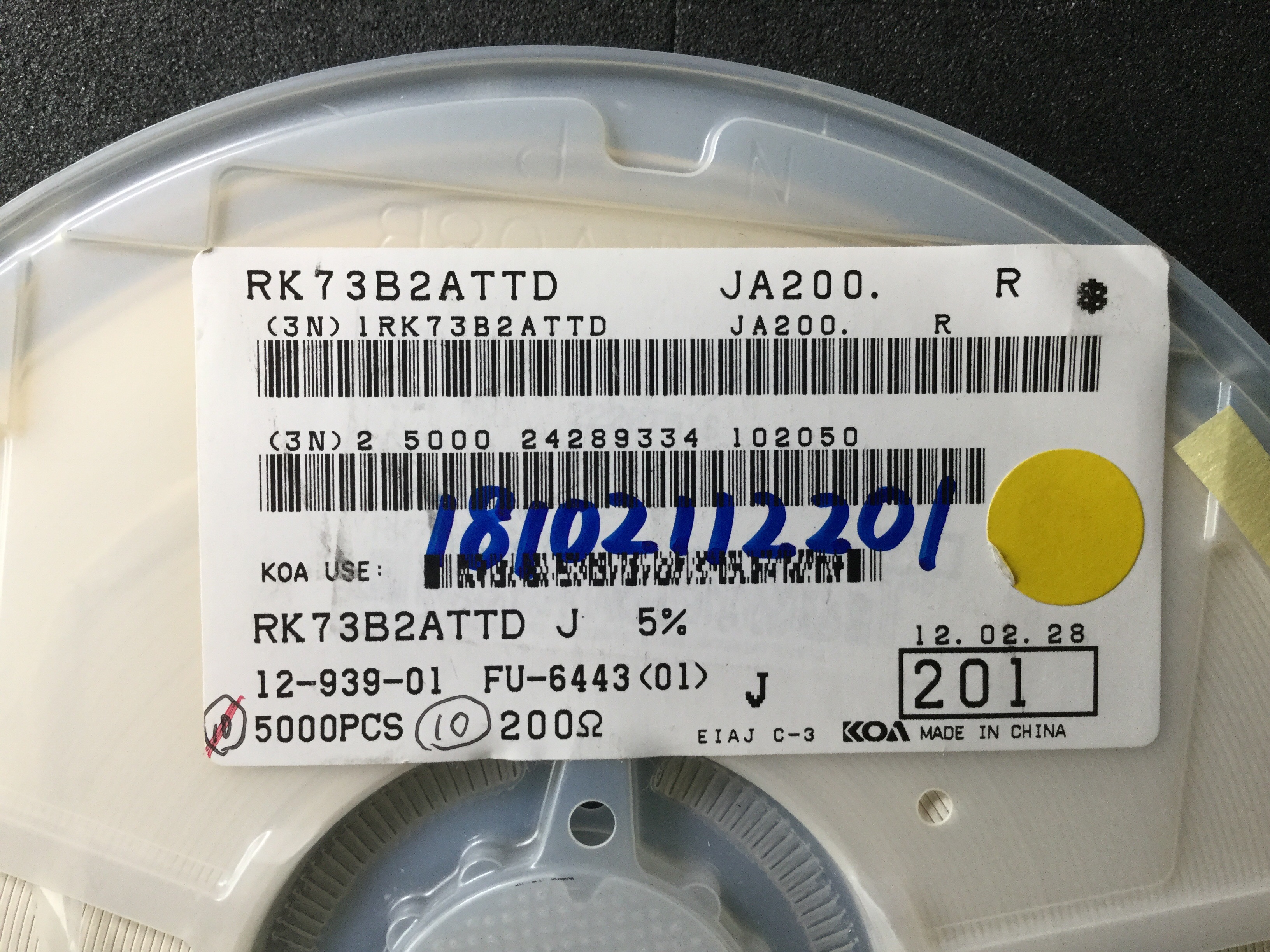 RK73B2ATTD201J