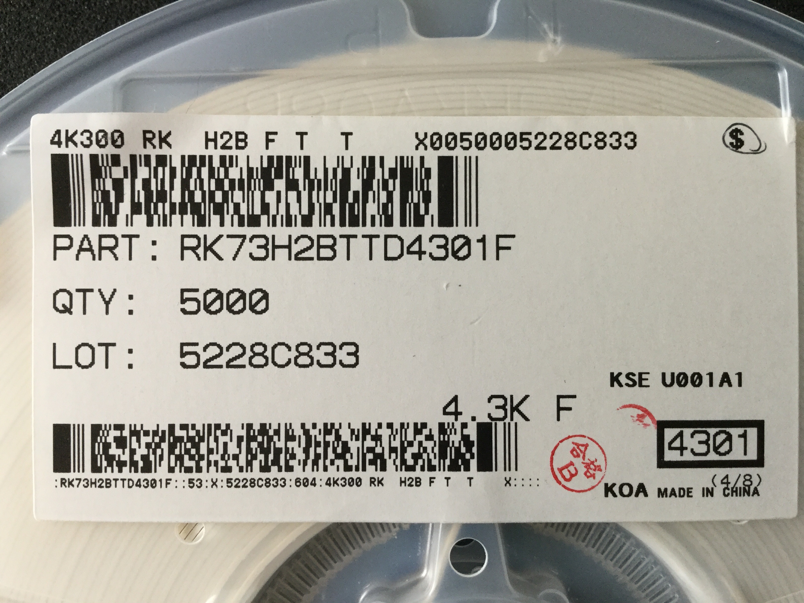 RK73H2BTTD4301F