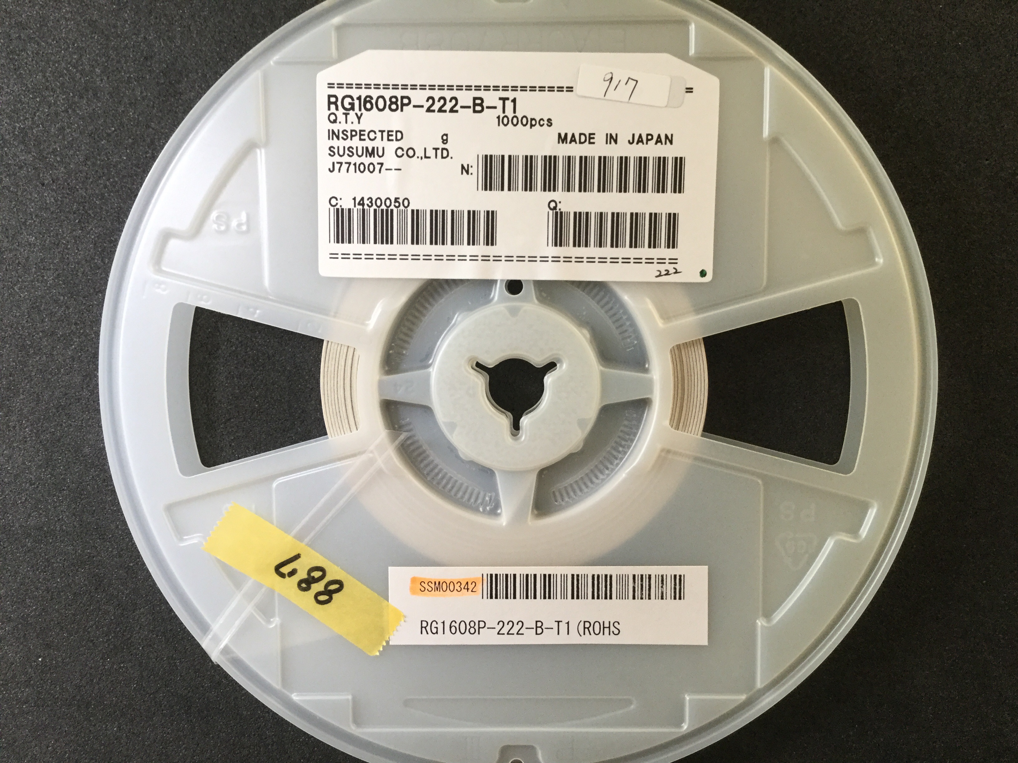 RG1608P-222-B-T1