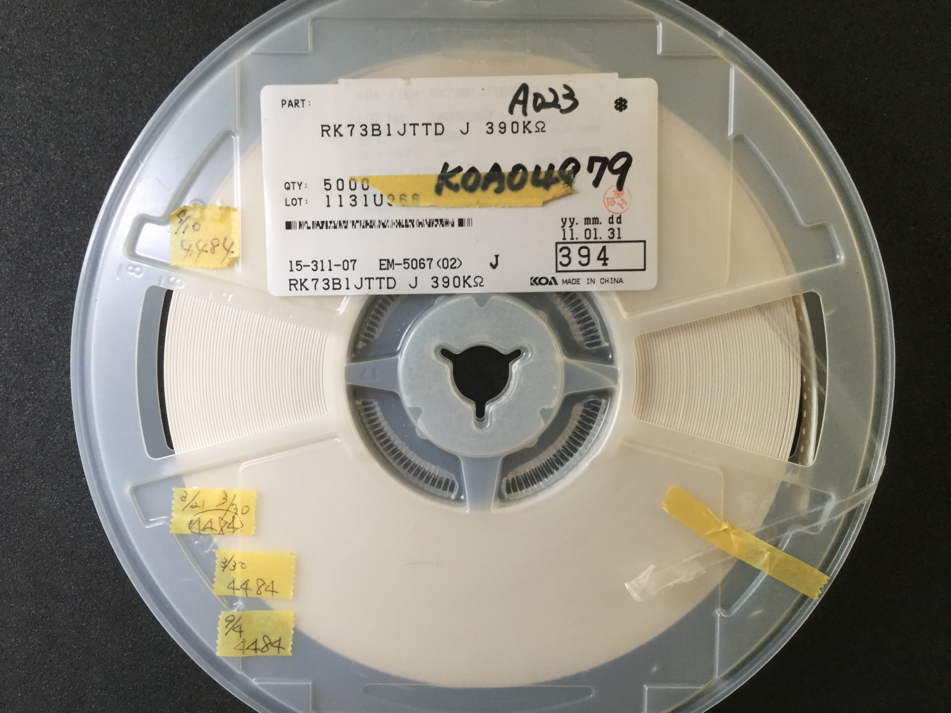 RK73B1JTTD394J
